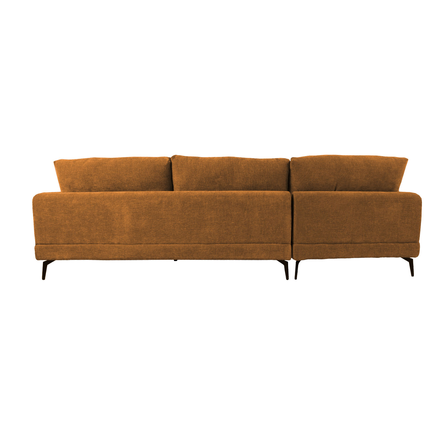 Kampinė sofa su kairiuoju kampu, ruda, 292 × 162/94 × 94 cm 2