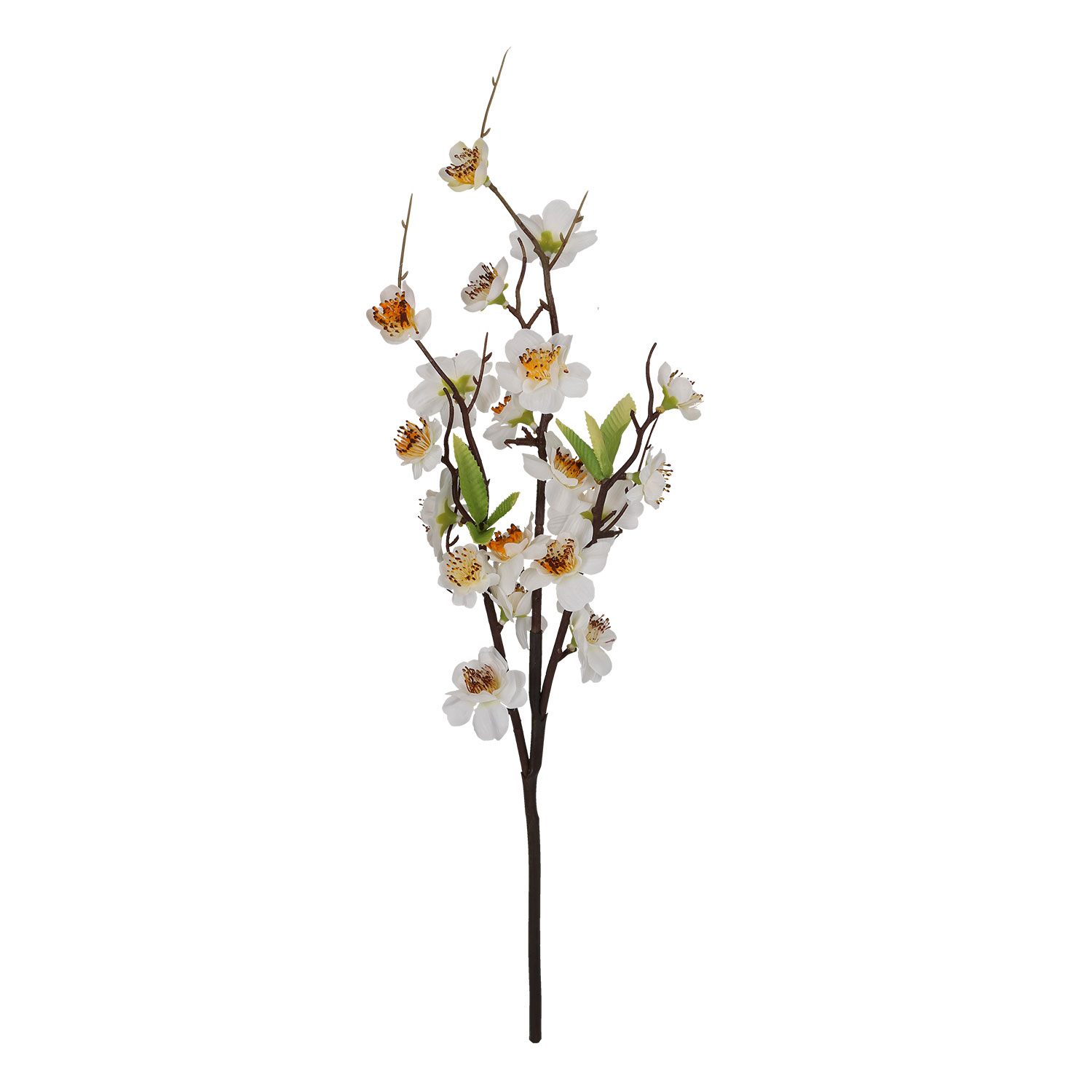 Dirbtinė gėlė „IN GARDEN“, balta persiko žiedo, 47 cm