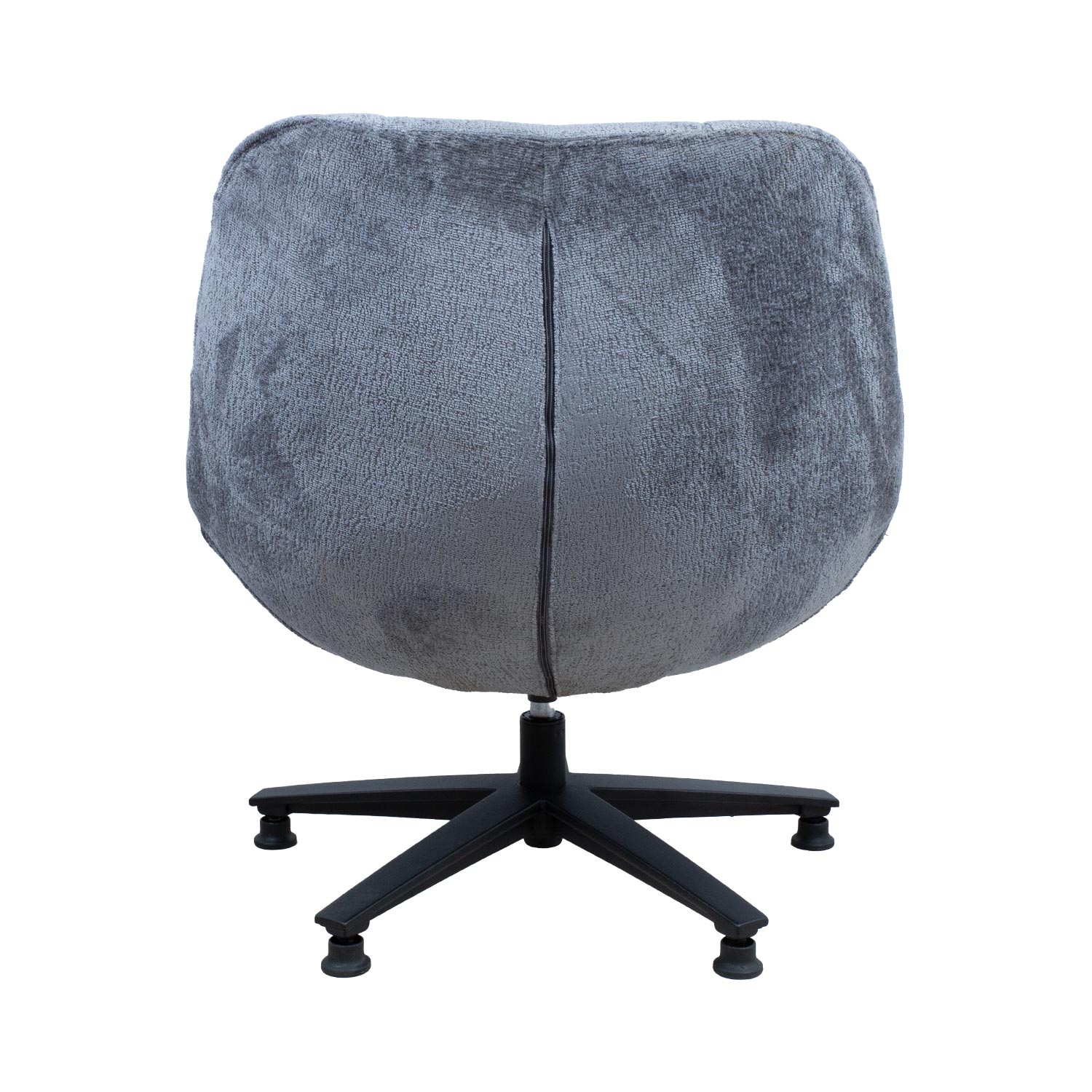 Fotelis, 360° pasukamas, pilkas, 76 × 79,5 × 83 cm 3