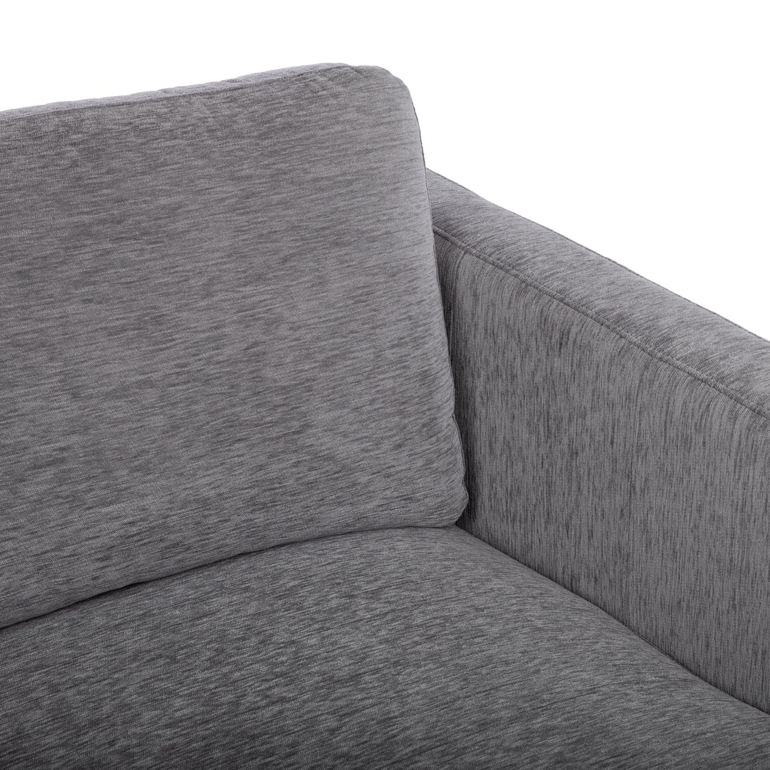 Dvivietė sofa, pilka, 140 × 86 × 88 cm 3