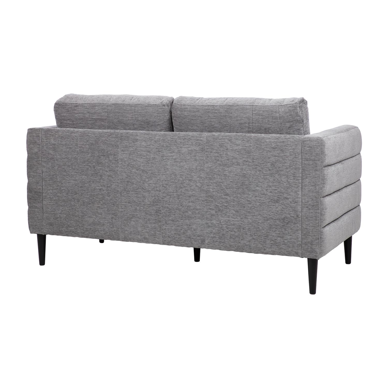 Dvivietė sofa, pilka, 140 × 86 × 88 cm 2