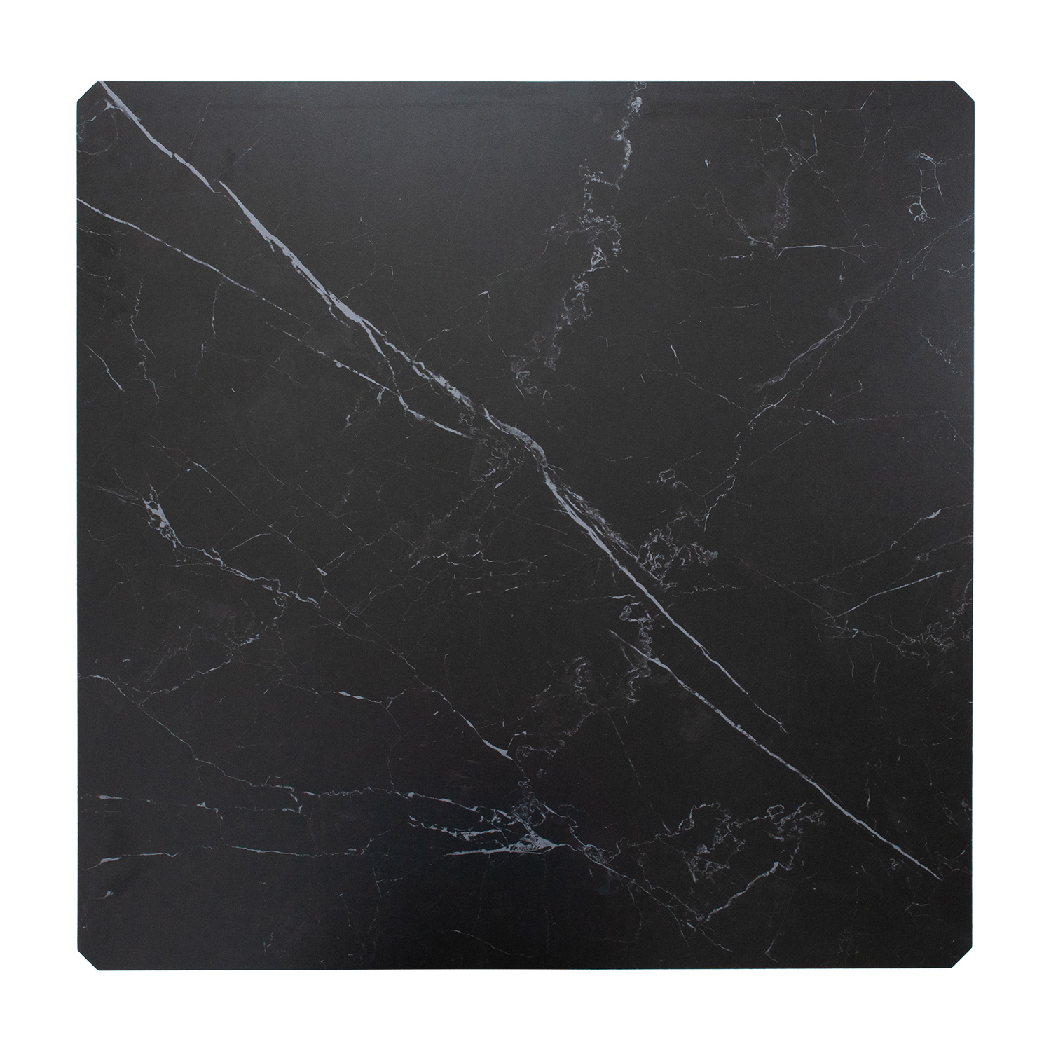 Āra galds ar sinterēta akmens virsmu, antracīta krāsā, 90 × 90 × 75 cm 3