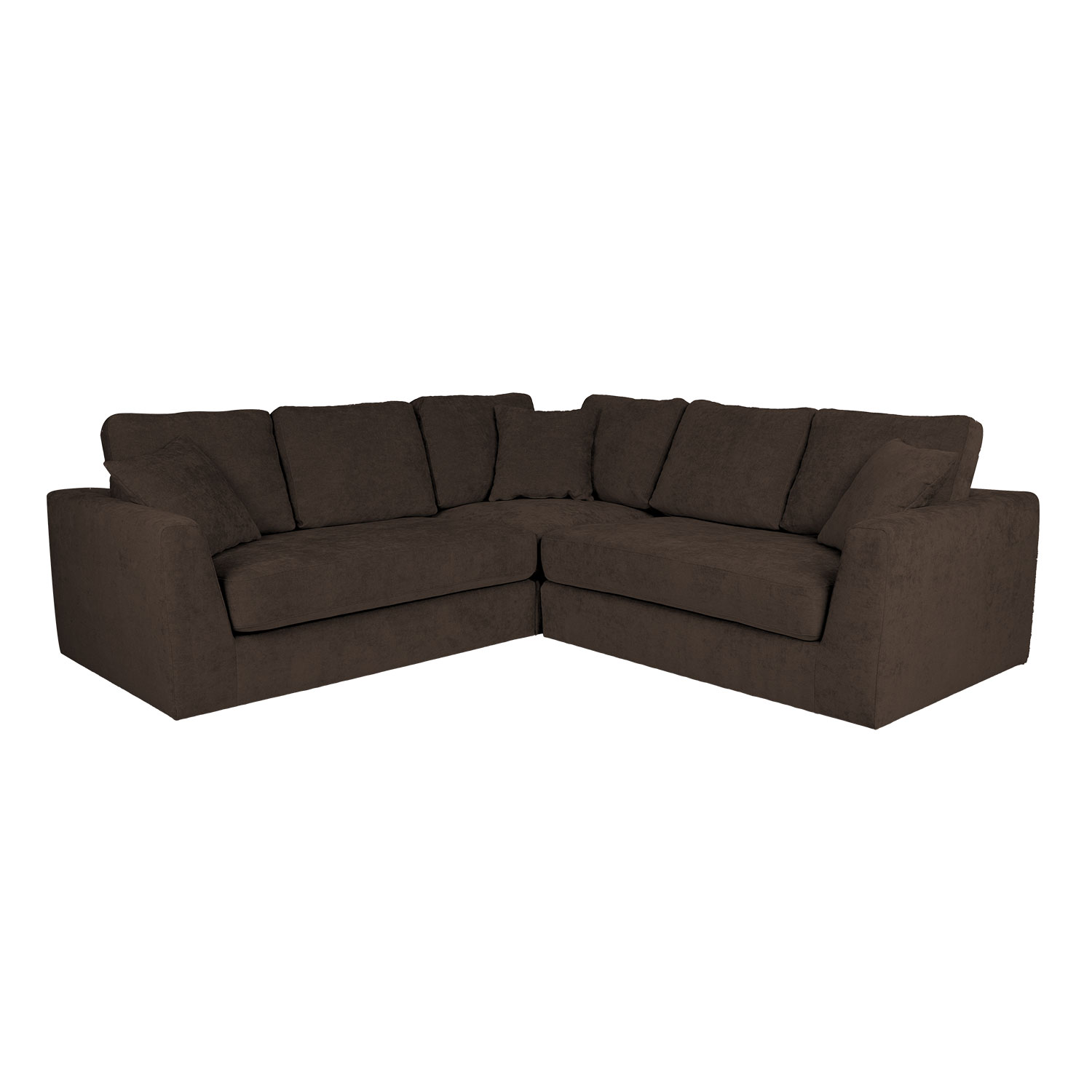Kampinė sofa EDRA, tamsiai pilka, 241 × 241 × 86 cm