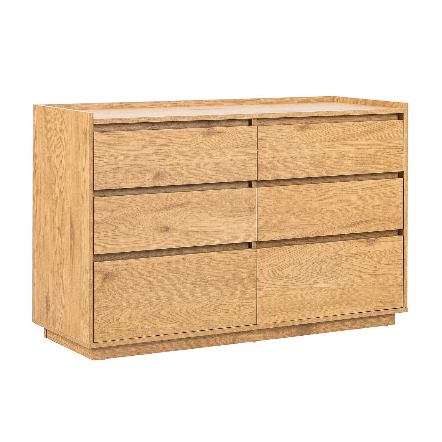 Komoda su 6 stalčiais, 120 × 40 × 80 cm