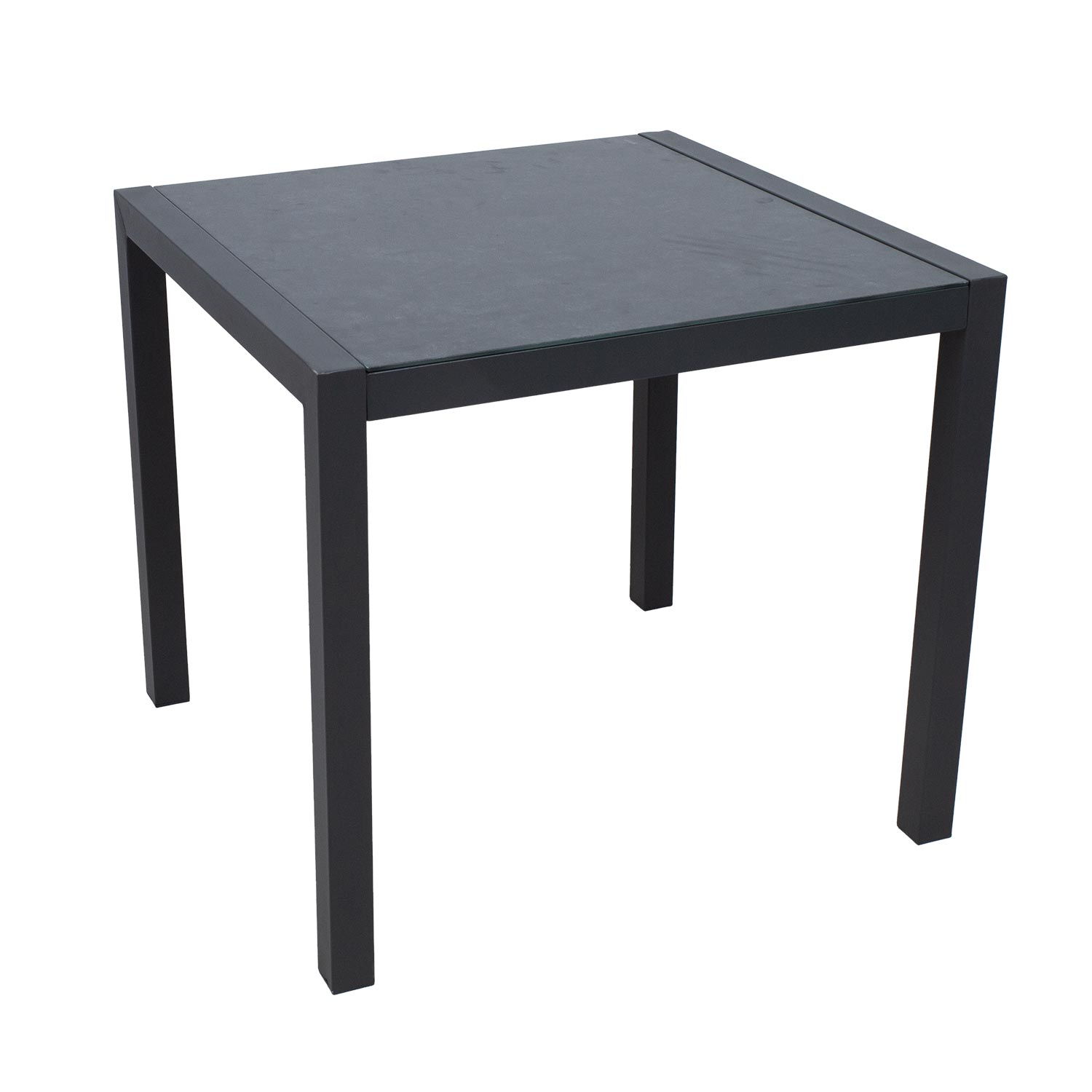 Lauko stalas DELGADO, pilkas, 80 x 80 x 72 cm