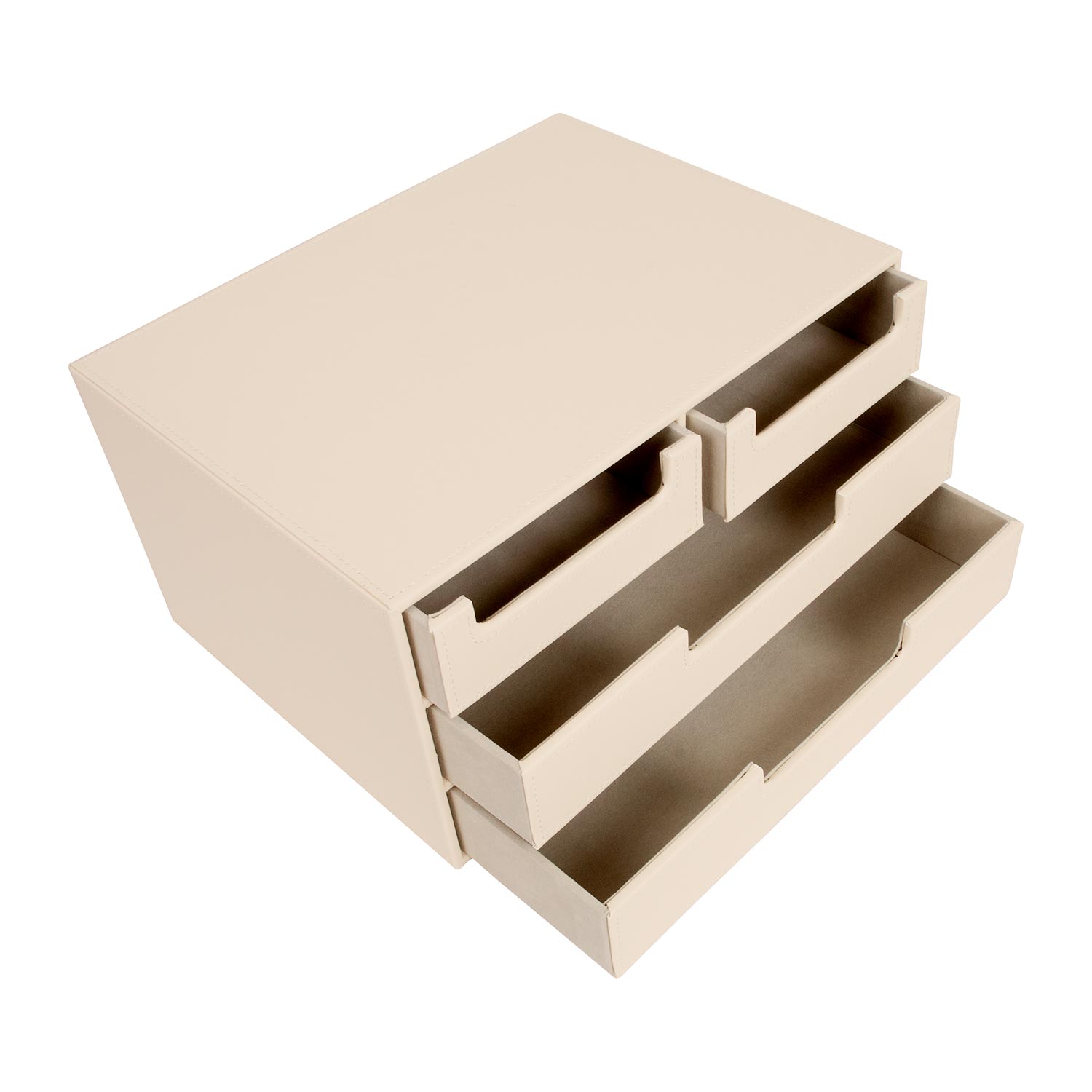 Dokumentų dėklas , kreminės baltos spalvos, 34 × 26 × 18,5 cm 2
