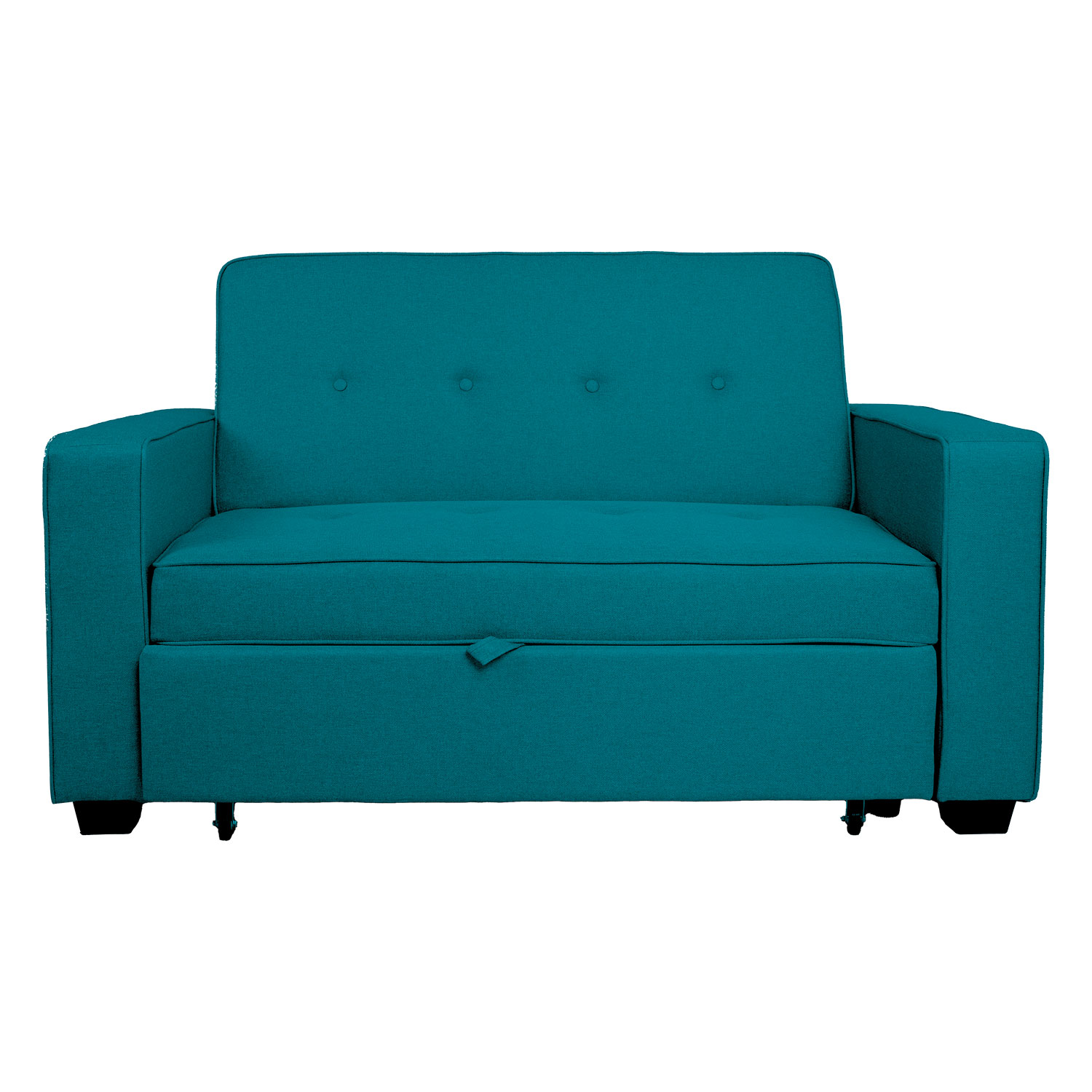 Sofa-lova su ištraukiamu mechanizmu, jūros mėlyna, 146 × 86 × 88 cm 2