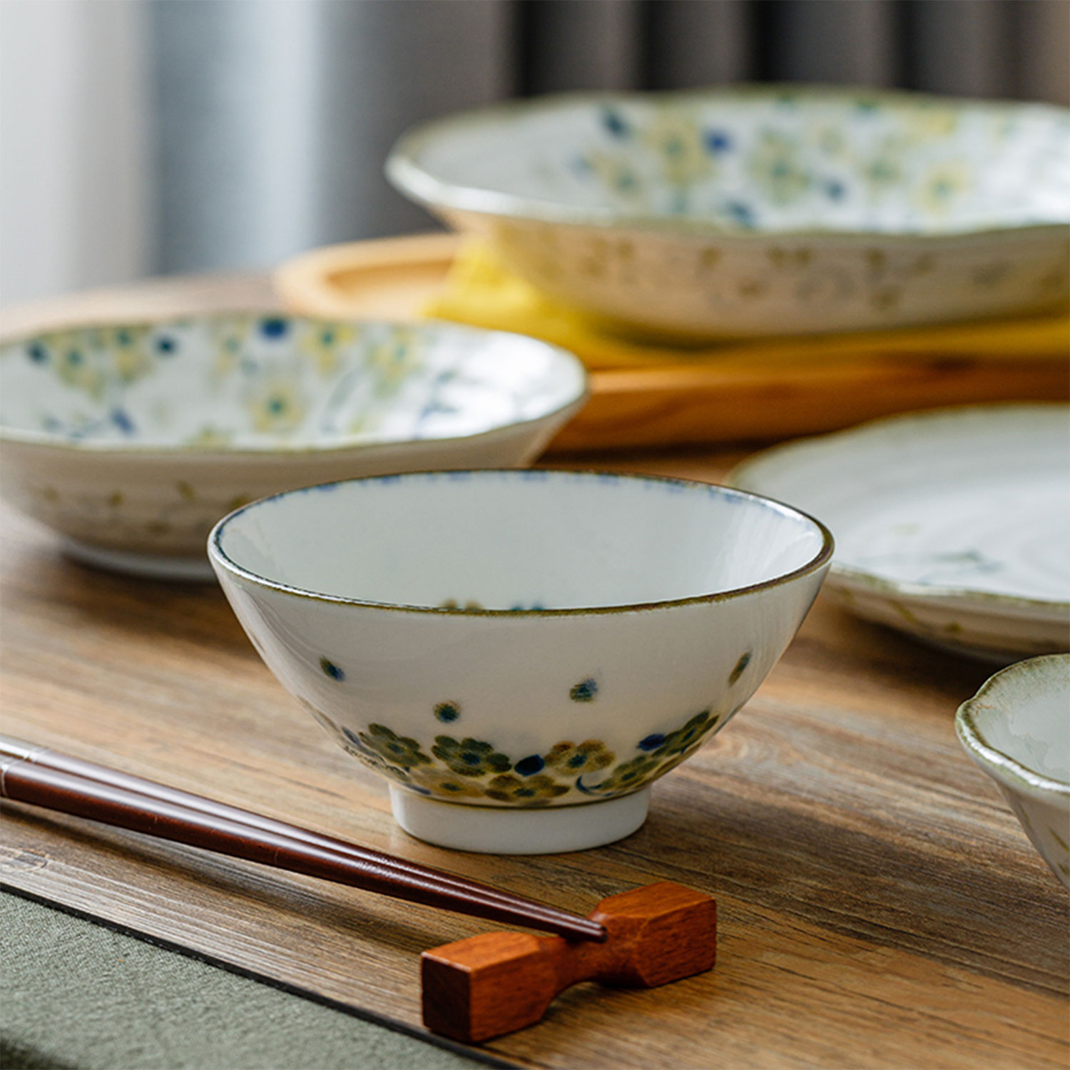 Porcelāna bļodiņa ar kaķa un ķiršu ziedu dekoru, Ø 12,2 × A 5,8 cm 3