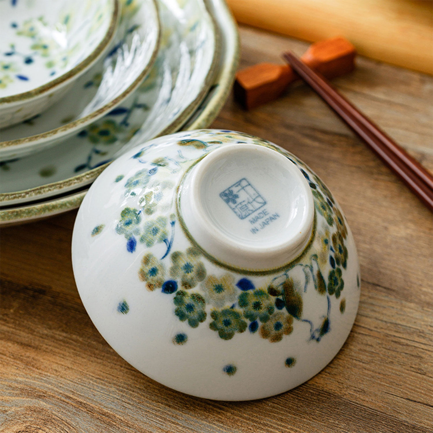 Porcelāna bļodiņa ar kaķa un ķiršu ziedu dekoru, Ø 12,2 × A 5,8 cm 2