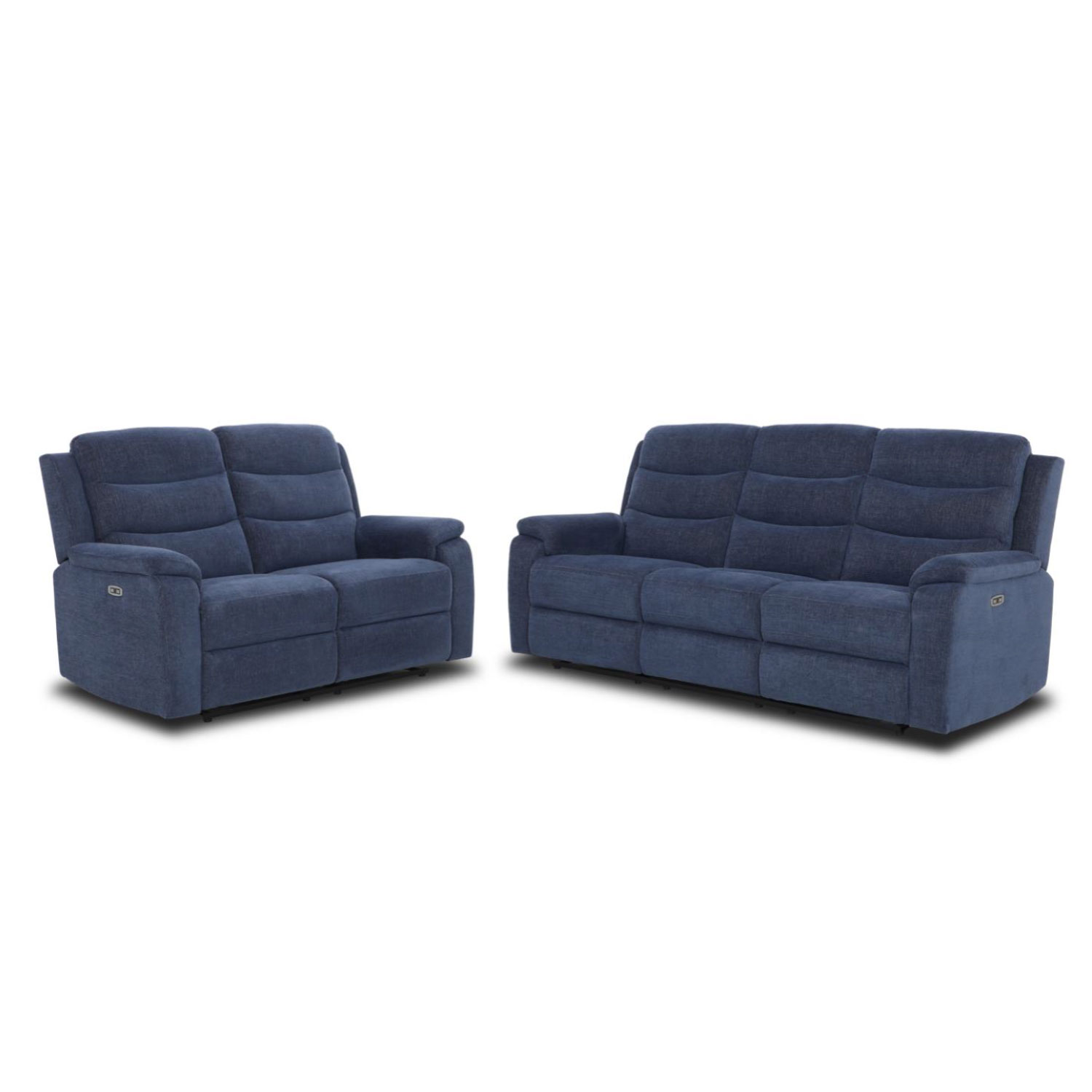 Sofa MIMI, dvivietė elektrinė atlošiama, mėlyna, 153 × 93 × 102 cm 2
