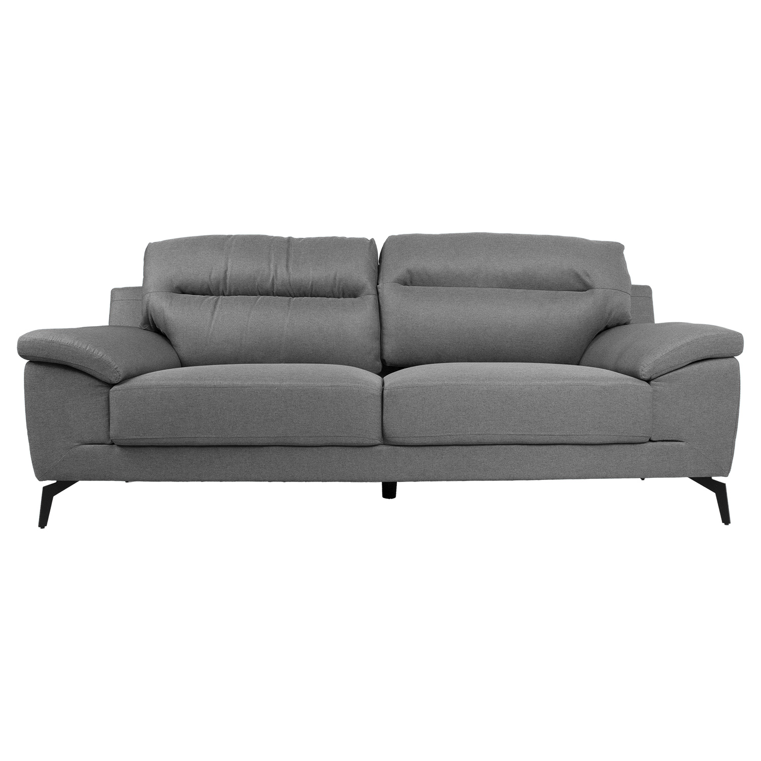 Sofa, 3 vietų, pilka, 205 × 83 × 92 cm 2