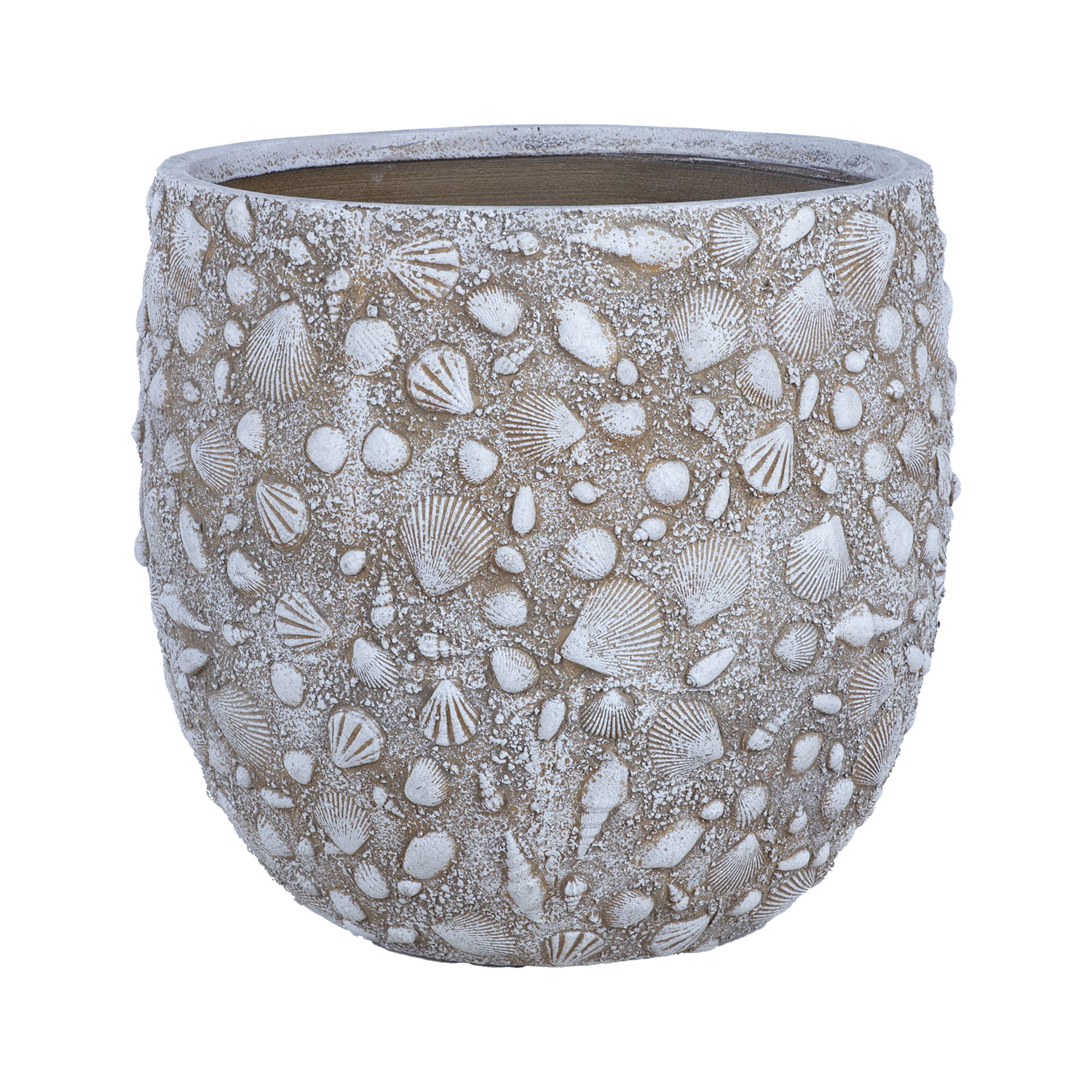 Puķu pods, smilškrāsains, Ø 44,5 × 41 cm