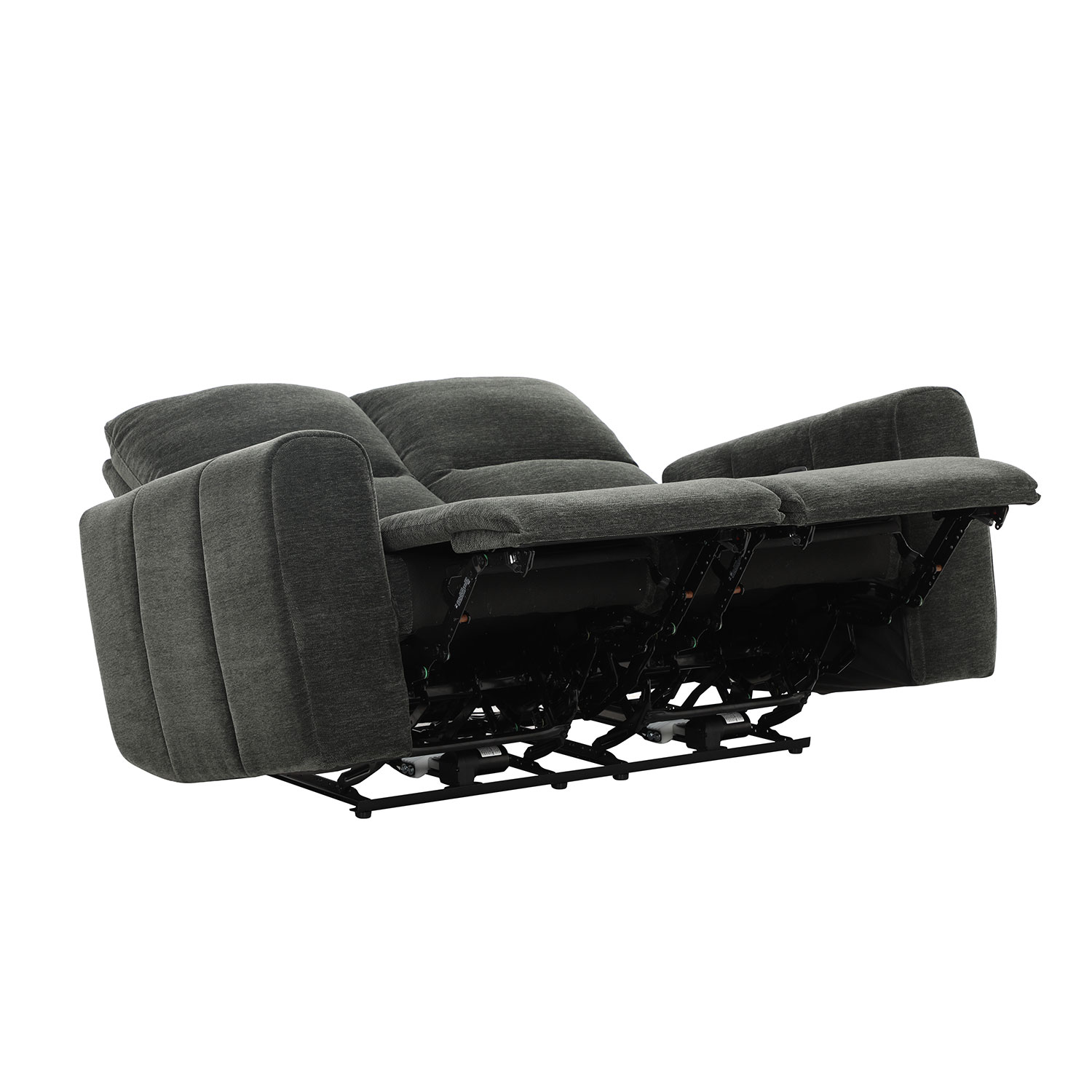 Sofa, dvivietė elektrinė atlošiama, pilka, 162 × 90 × 100 cm 3