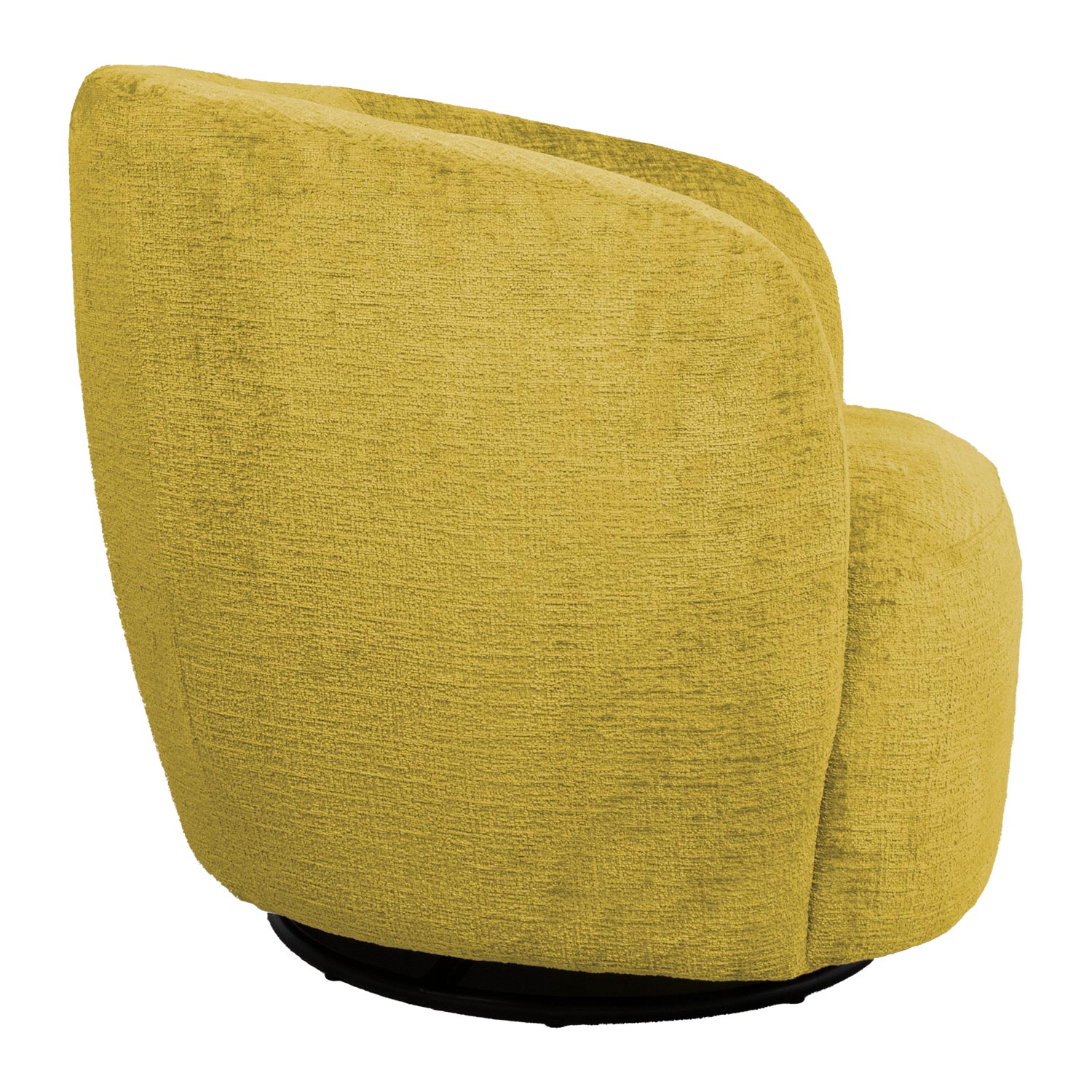 Fotelis, 360° besisukantis, geltonas, 84 × 82 × 75 cm 2