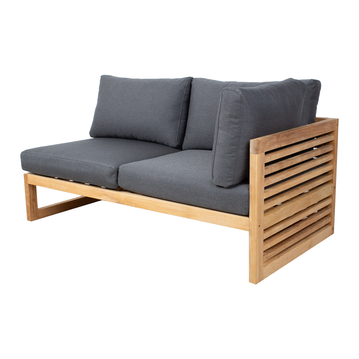 Modulinė sofa, 2 vietų, su kairiuoju porankiu, 164 × 84 × 66,5 cm