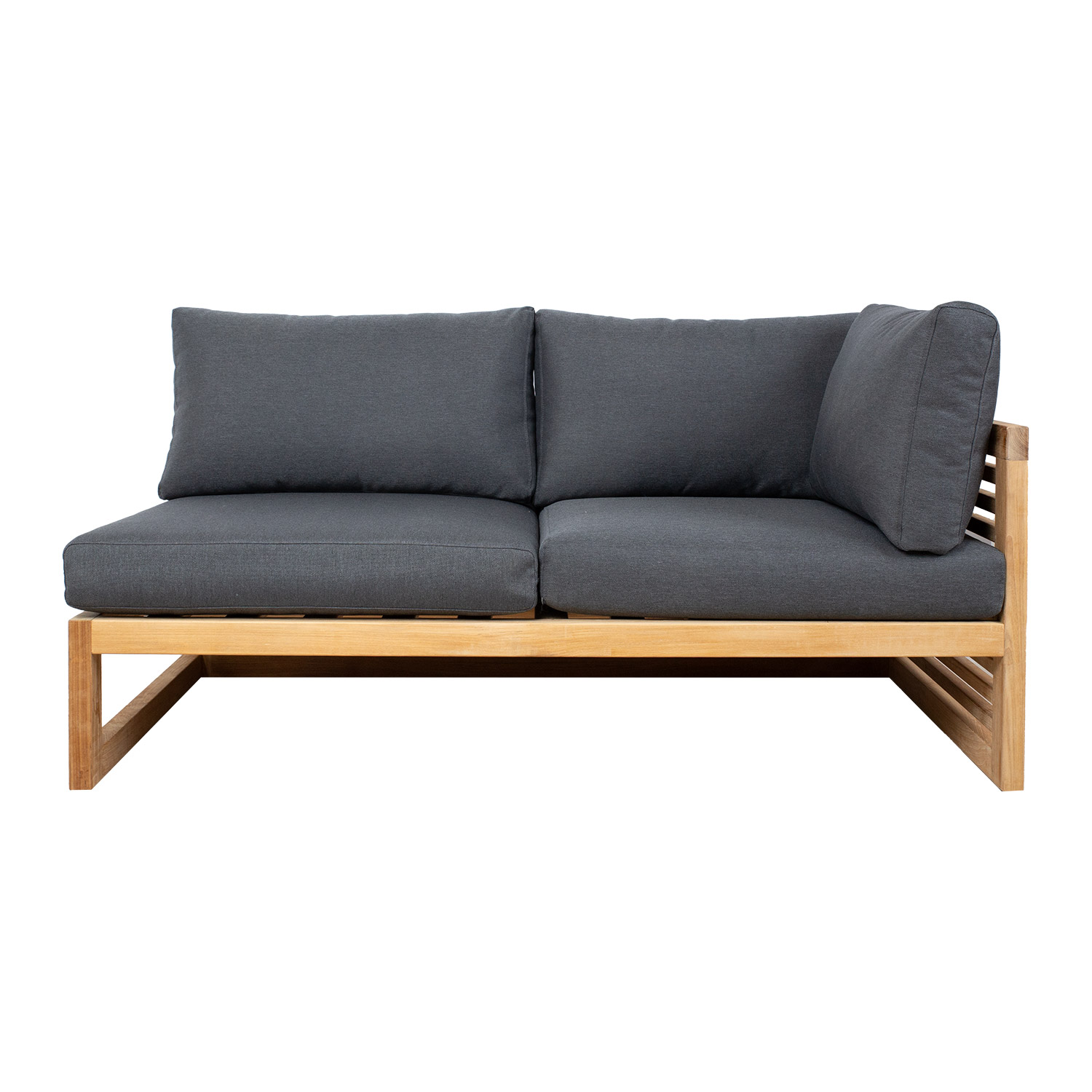 Modulinė sofa, 2 vietų, su kairiuoju porankiu, 164 × 84 × 66,5 cm 2