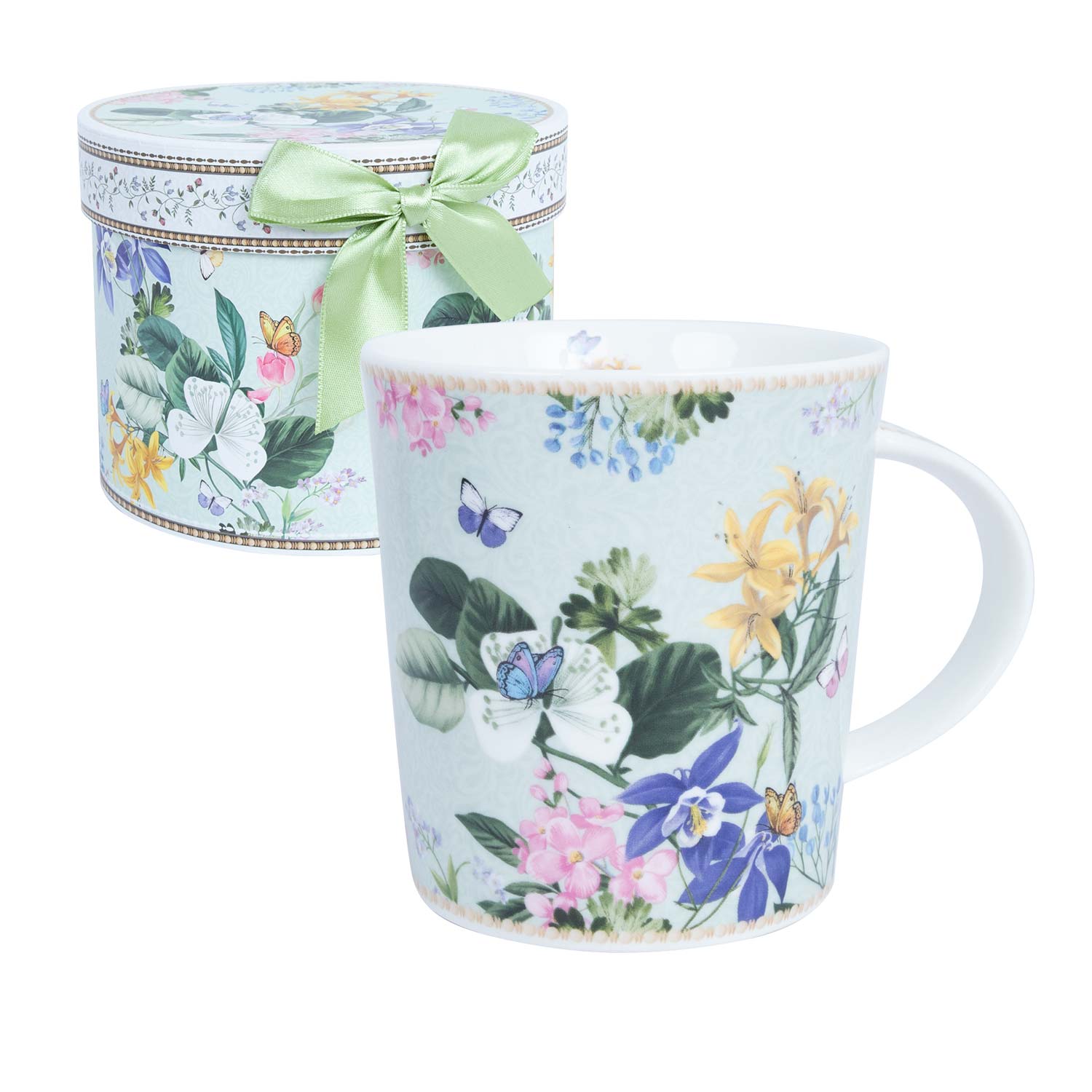 Puodelis „MIA FLORA“, 320 ml, 9,5 cm