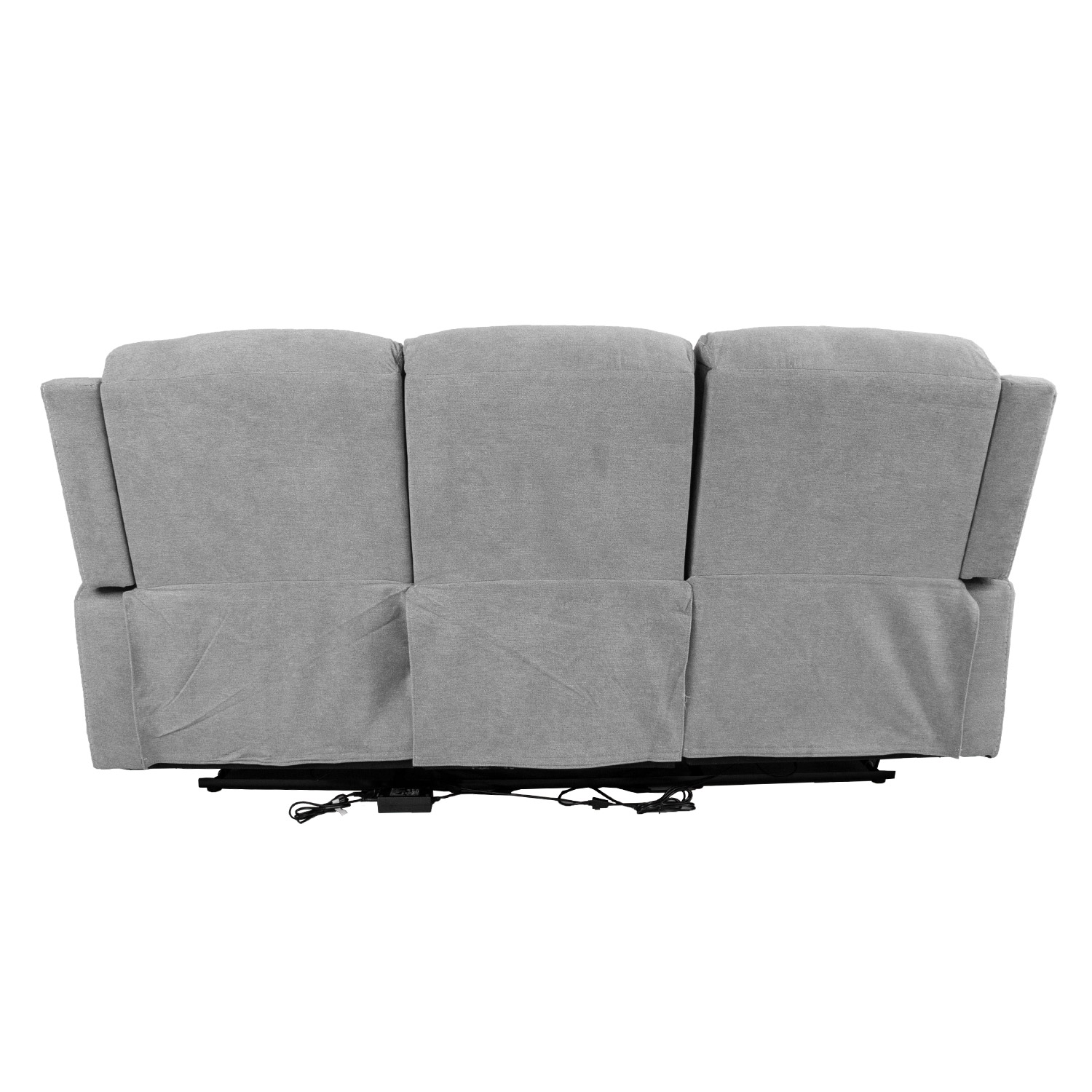 Sofa MIMI, elektrinė atlošiama, šviesiai pilka, 208 x 93 x 102 cm, 3 vietų 3