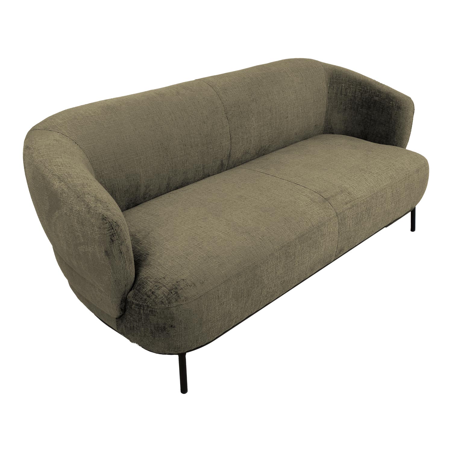 Sofa, 2,5 vietų, smėlinė, 200 × 84 × 82 cm 2
