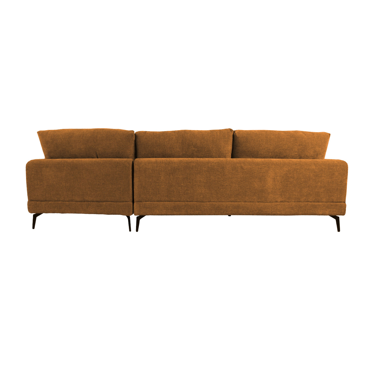 Kampinė sofa su dešininiu kampu, ruda, 292 × 94/162 × 94 cm 2