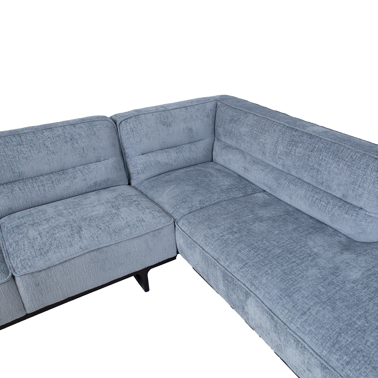 Kampinė sofa, dešininė, sidabriškai pilka, 272 × 95/240 × 79 cm 3