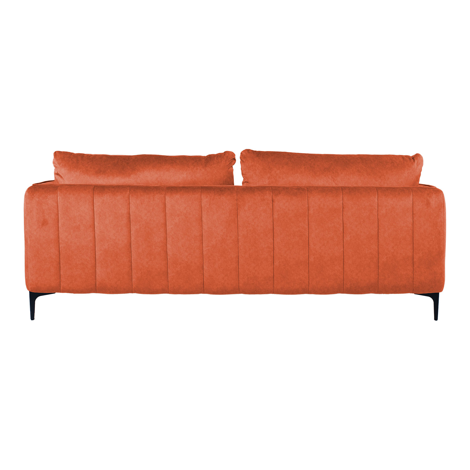 Trivietė sofa, oranžinė, 208 × 98 × 85 cm 3