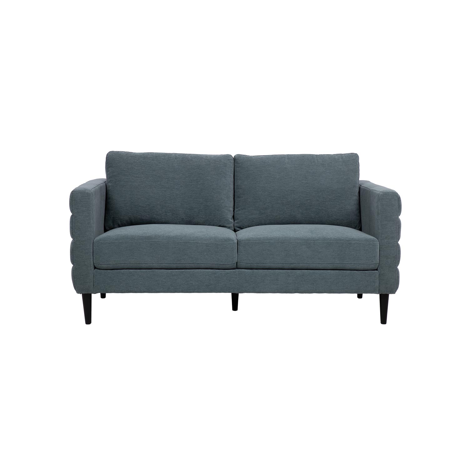 Dvivietė sofa, žalsvai pilka, 140 x 86 x 88 cm