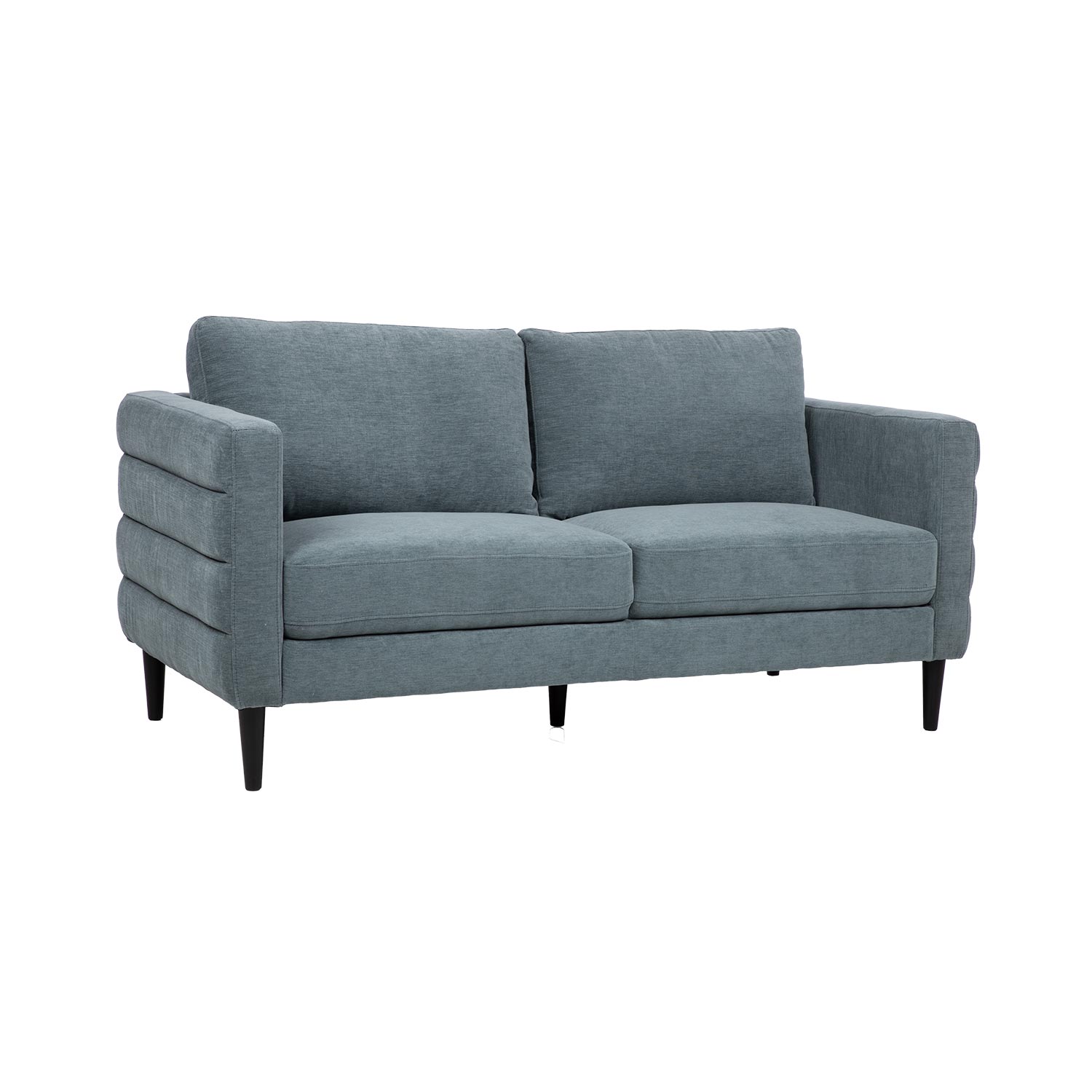 Dvivietė sofa, žalsvai pilka, 140 x 86 x 88 cm