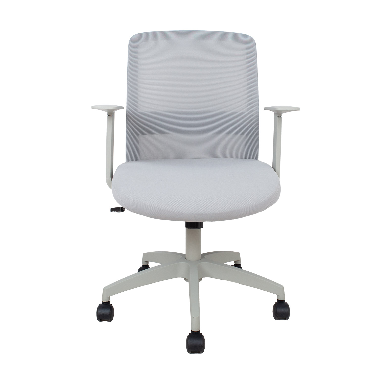 Biuro kėdė FARO su supimo mechanizmu, pilka, 60 × 56 × 87,5–94,5 cm