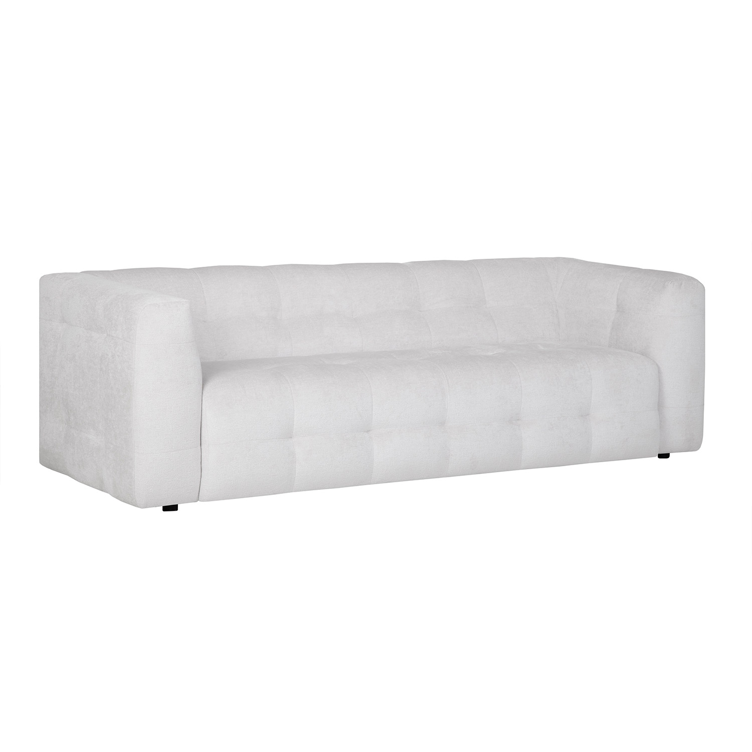 Sofa LEESI, trijų vietų, smėlio spalvos, 224 × 92 × 71 cm