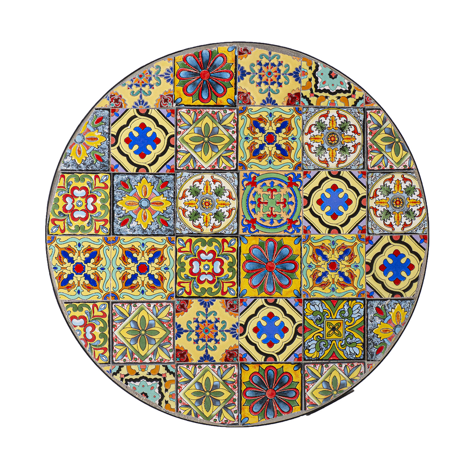 Lauko stalas, įvairiaspalvis, Ø 60 × 71 cm