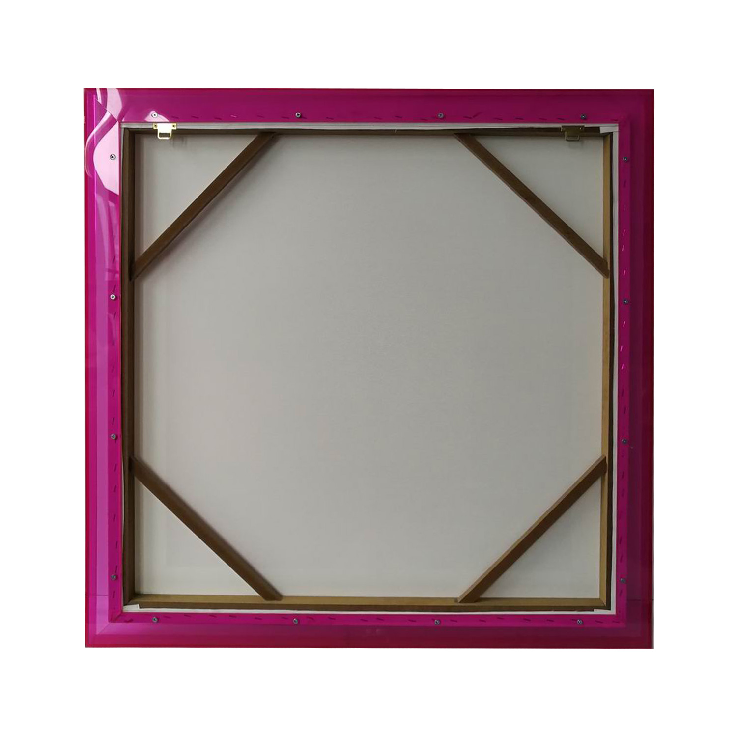 Akrilinis sieninis paveikslas rėmelyje, rožinis, 80 × 80 × 3,3 cm 2