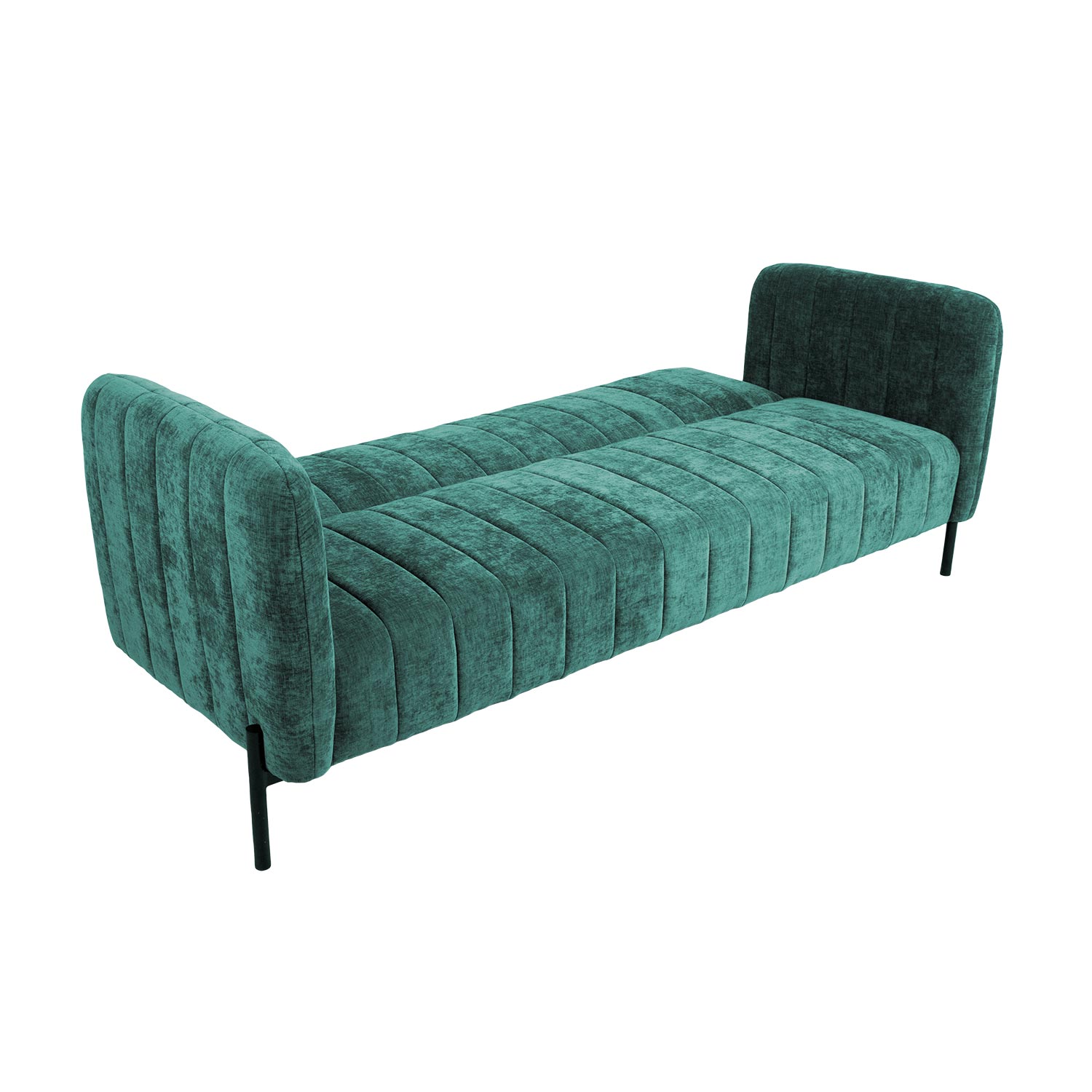 Sofa-lova, 3 vietų, žalia, 218 × 82 × 82 cm 2