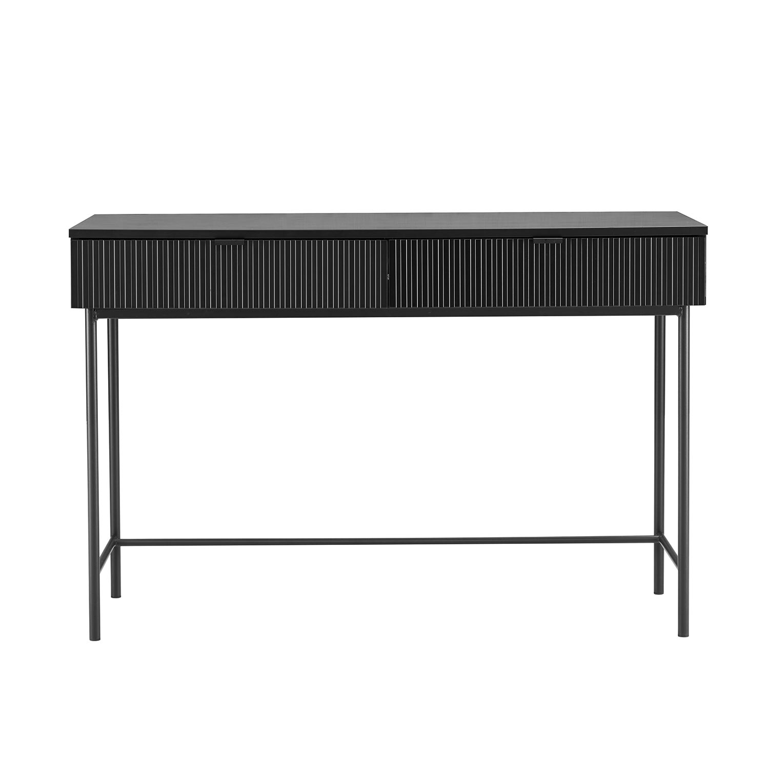 Konsolinis stalas, juodas, 120 x 50 x 79 cm