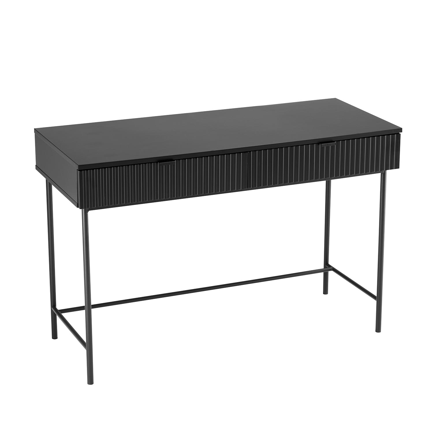 Konsolinis stalas, juodas, 120 x 50 x 79 cm 3