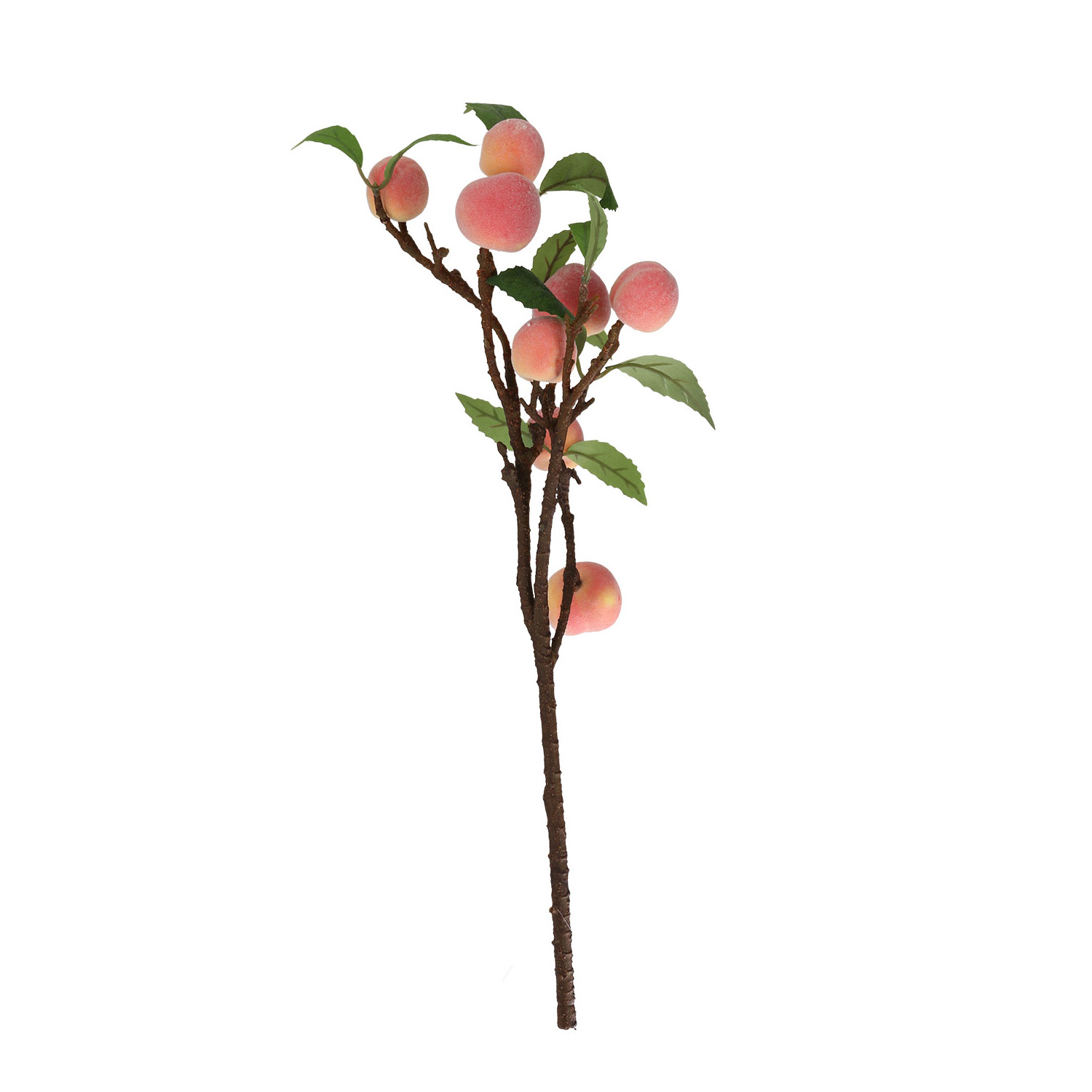 Dirbtinė gėlė su persikais, 50 cm