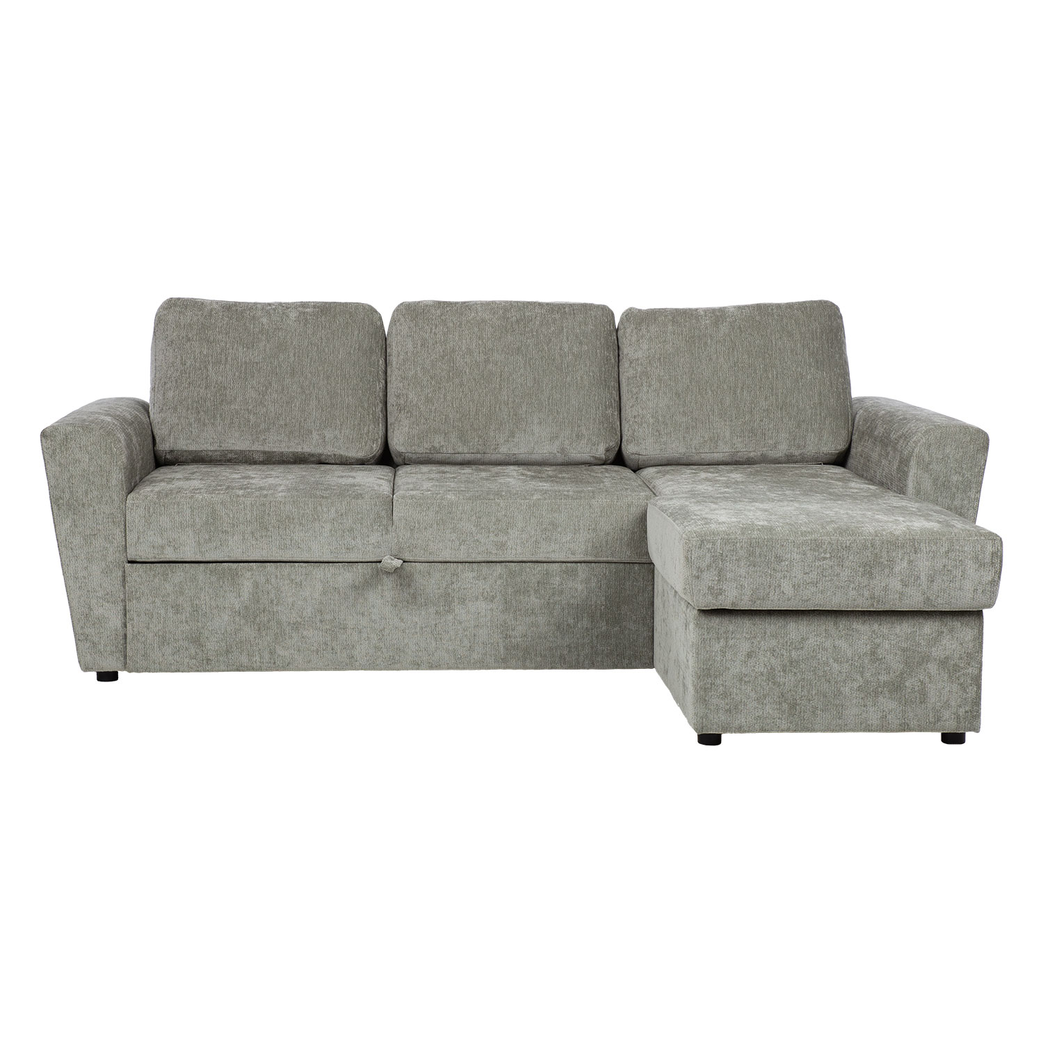 Kampinė sofa-lova INGA, šviesiai žalia, 217 × 92/160 × 88 cm 2