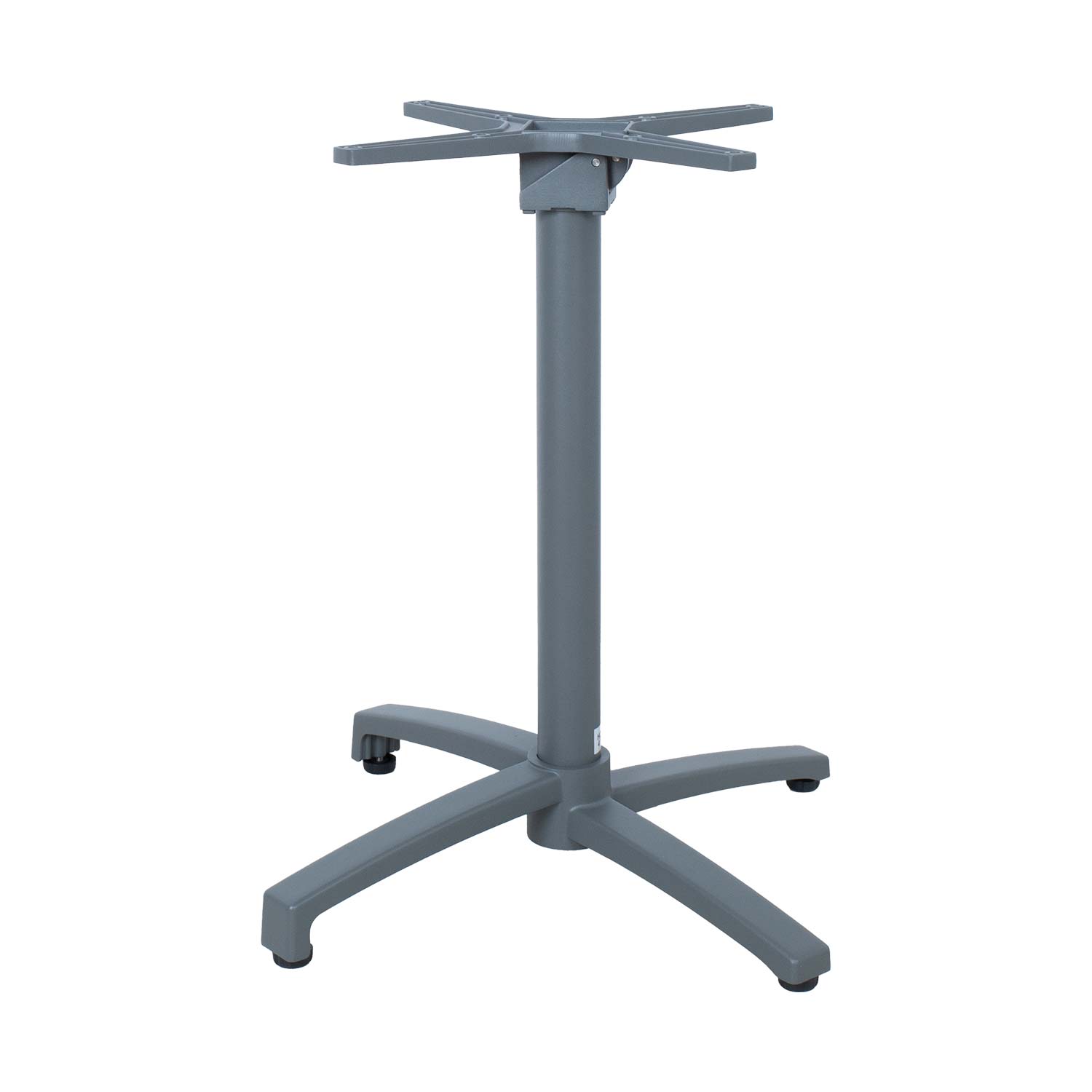 Lauko stalo pagrindas BISTRO, pilkas, 67 × 67 × 72 cm