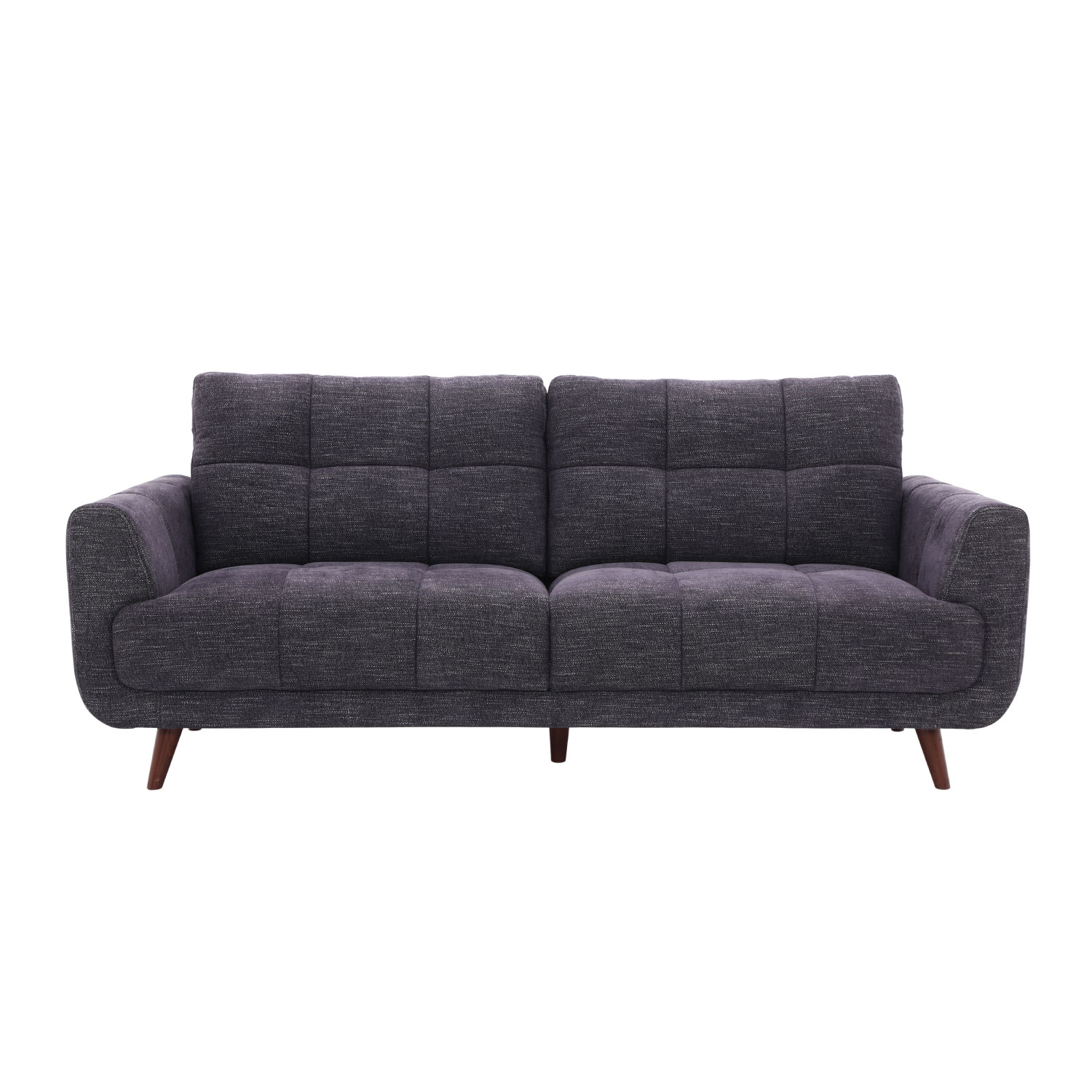 Sofa, 3 vietų, tamsiai pilka, 213 x 88 x 90 cm