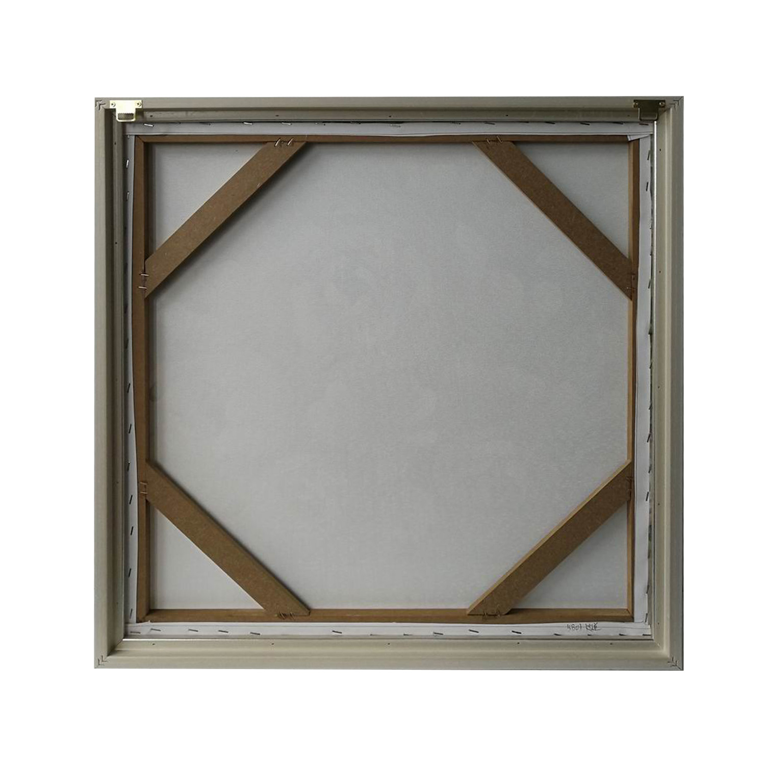 Sieninis paveikslas su baltais žiedais, 60 × 60 cm 3