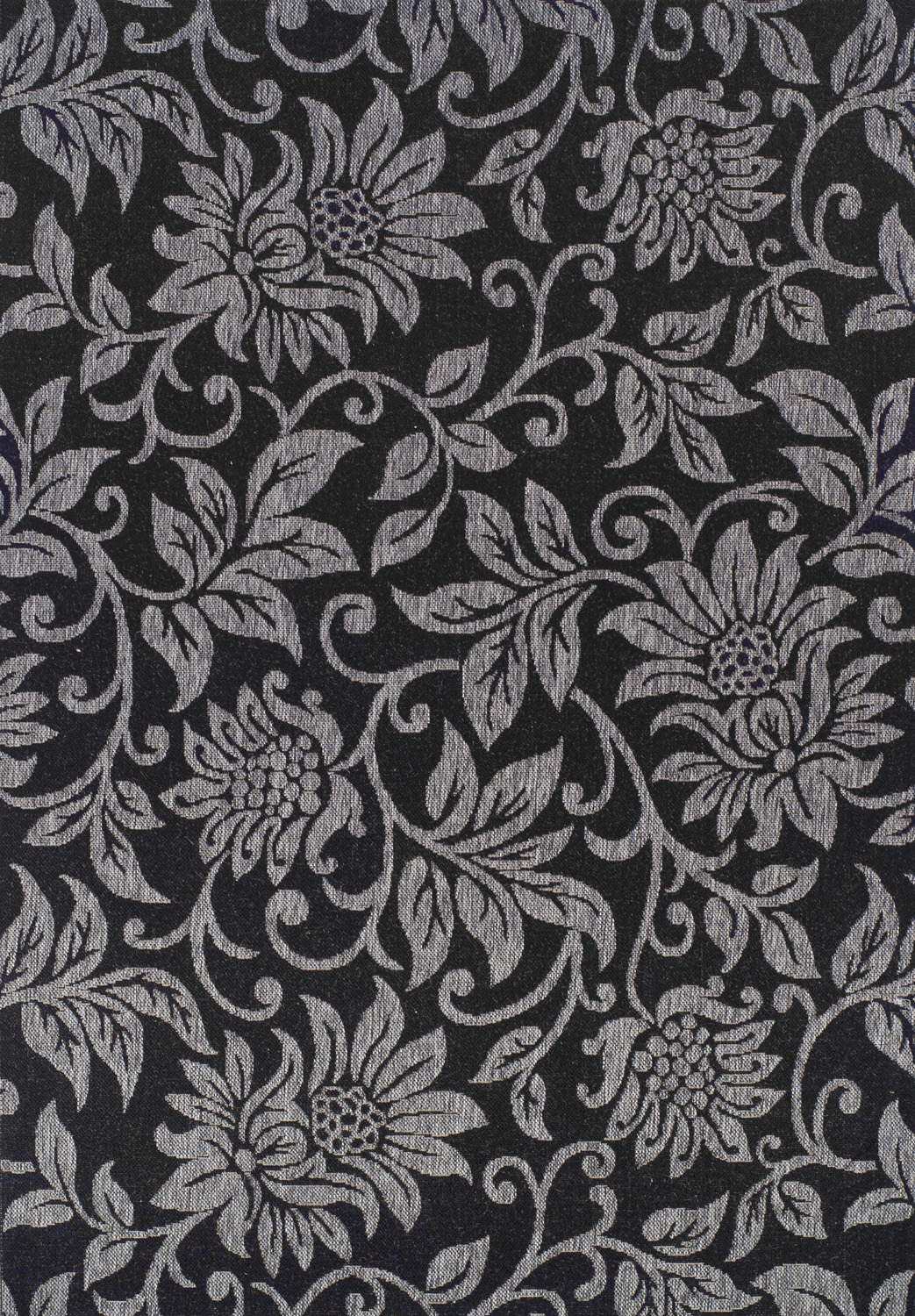 Durų kilimėlis, juodos/pilkos spalvos, 50 × 80 cm
