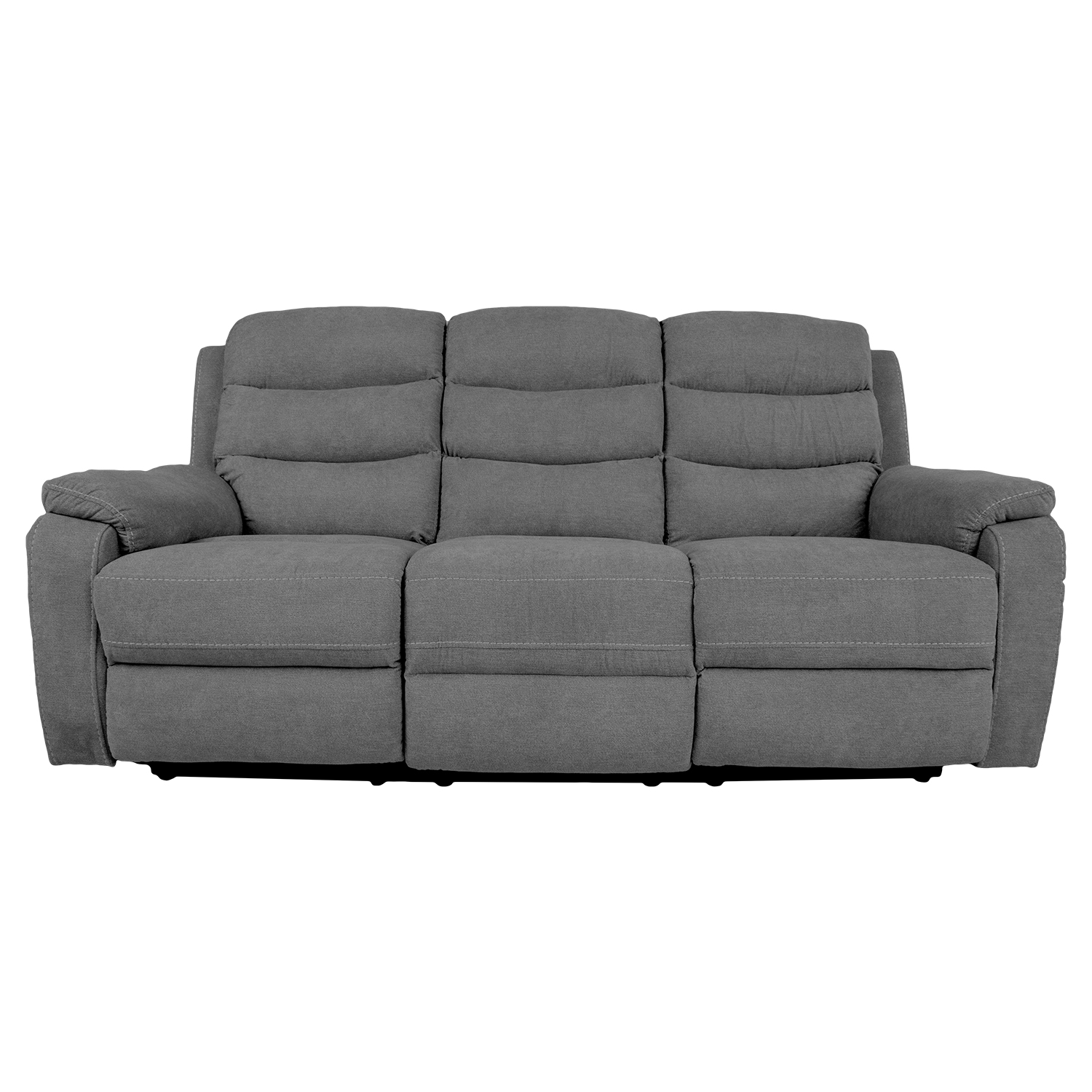 Atlošiama sofa MIMI, elektrinė, 3 vietų, pilka, 208 × 93 × 102 cm 3