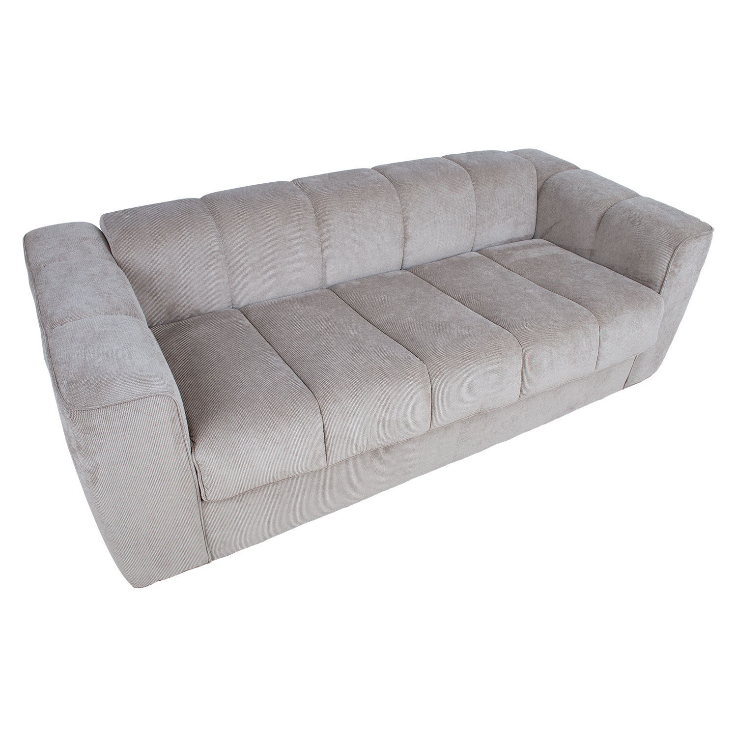 Sofa-lova su spyruokliniu čiužiniu, smėlinė, 206 × 94 × 70 cm 2