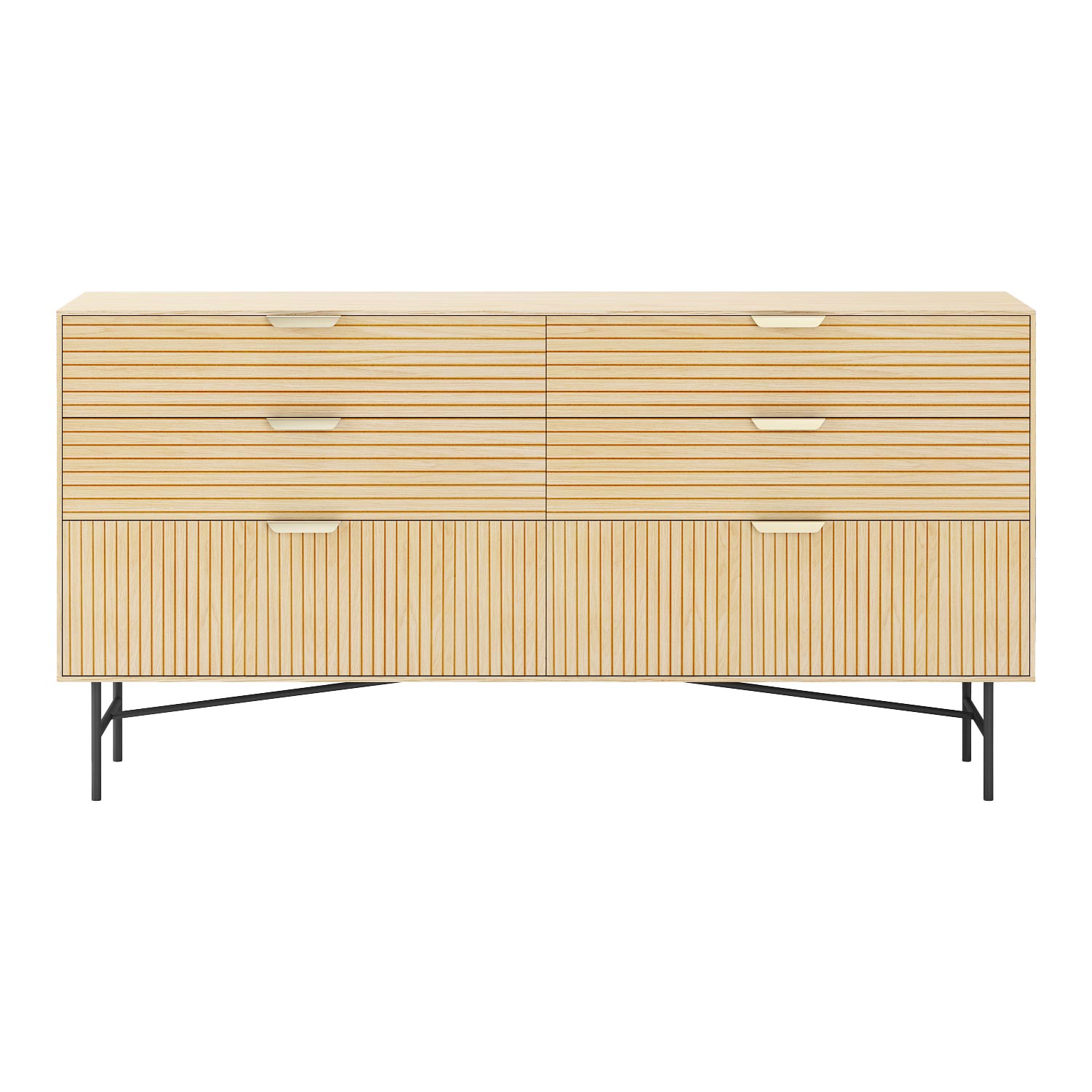 Komoda, 6 stalčių, 120 × 40 × 80 cm