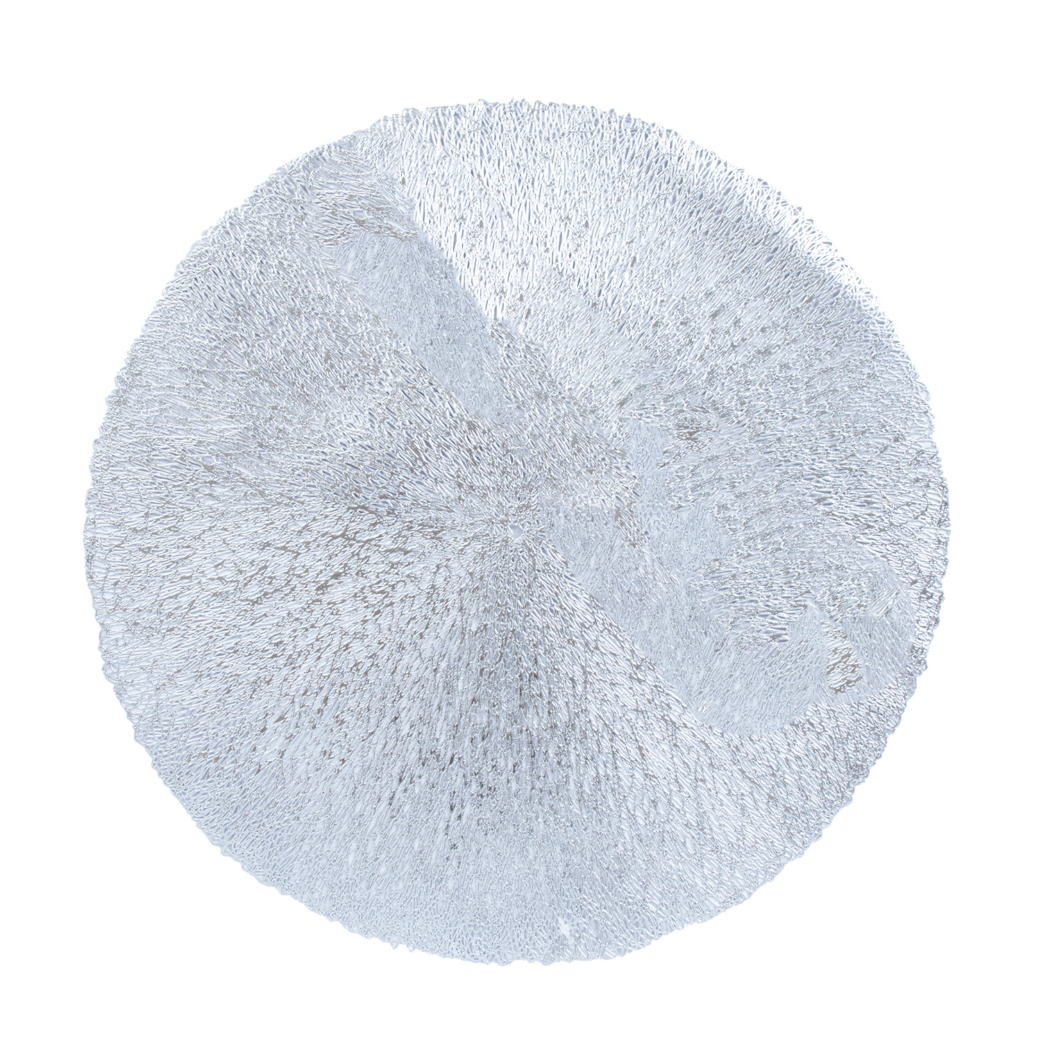 Kilimas, sidabrinis, Ø 38 cm