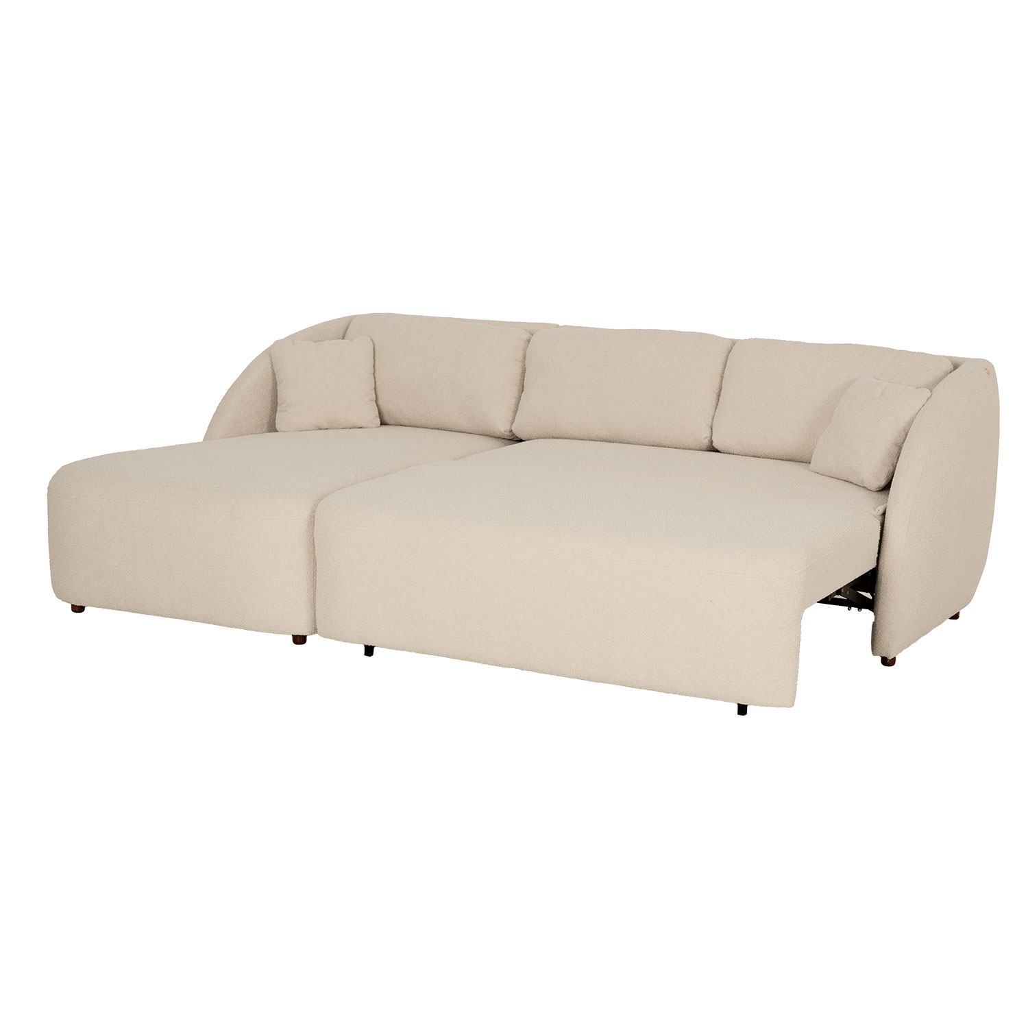 Kampinė sofa-lova VALERY, kreminė, 246 × 169/99 × 80 cm 3