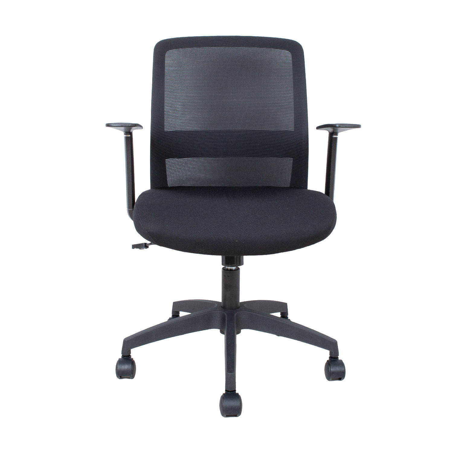 Biuro kėdė su supimo mechanizmu, juoda, 62 × 56 × 87–95 cm