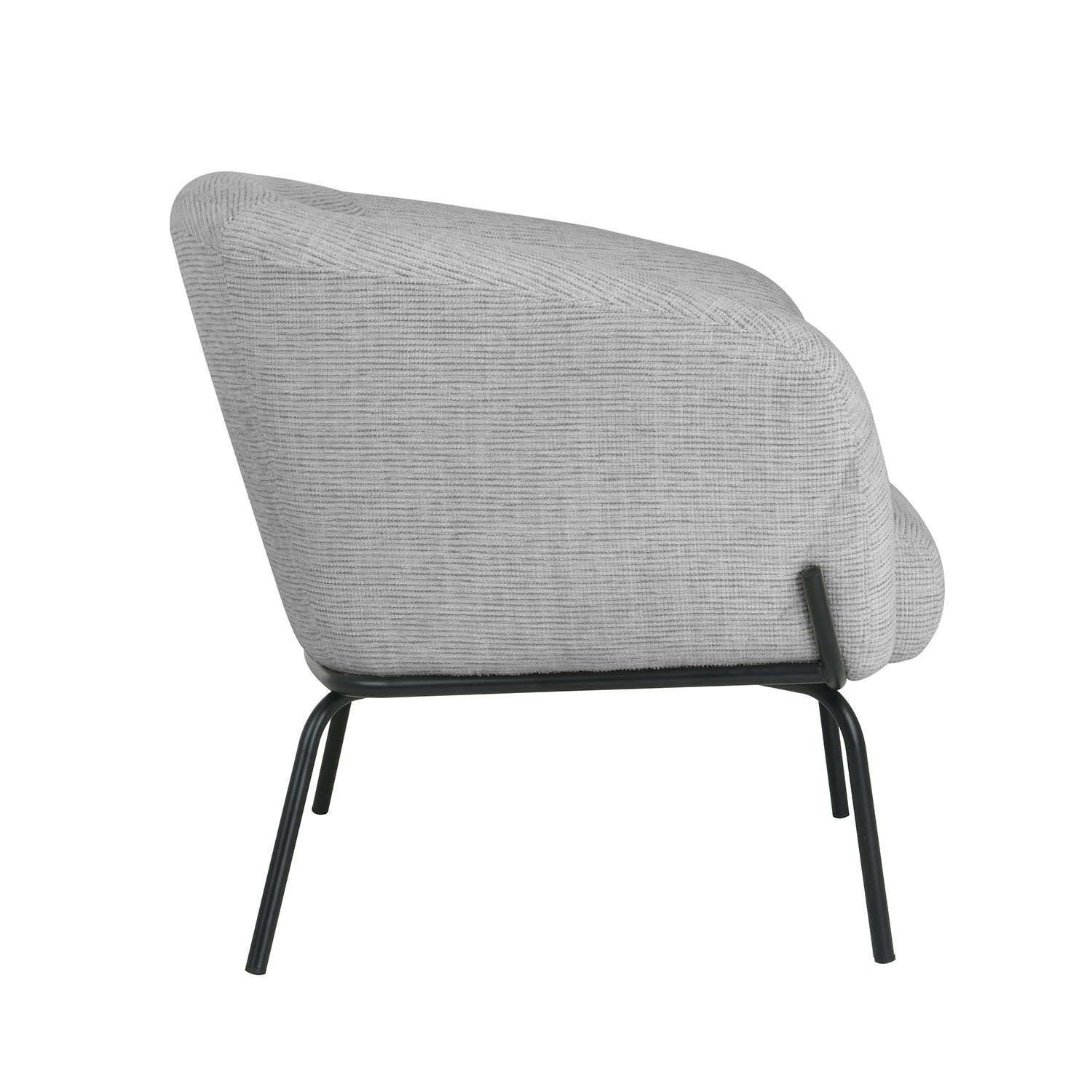 Supamoji kėdė, šviesiai pilka, 74 × 77 × 43/72,5 cm 2