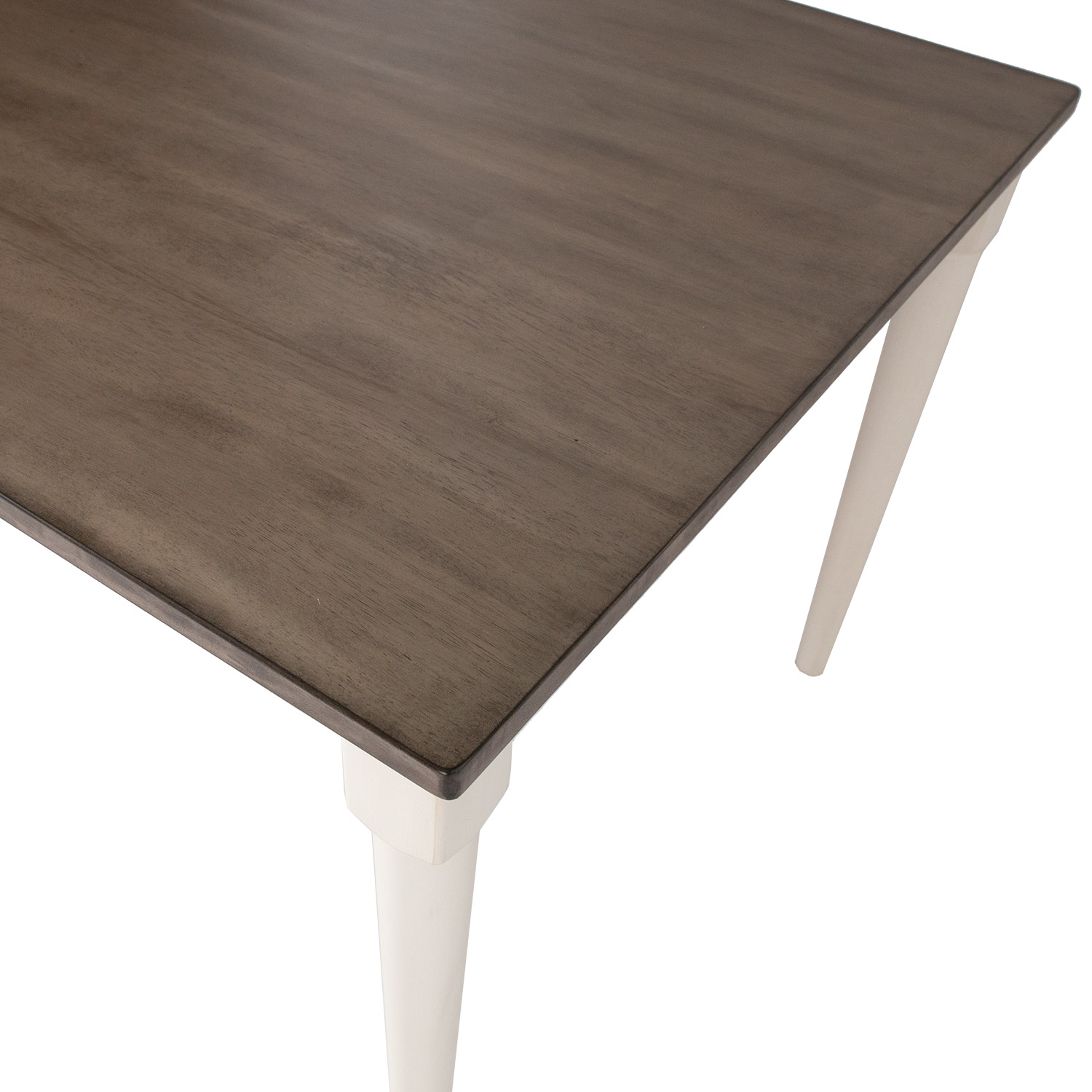 Valgomojo stalas JANELLE, pilkas/baltas, 183 × 91 × 75 cm 3