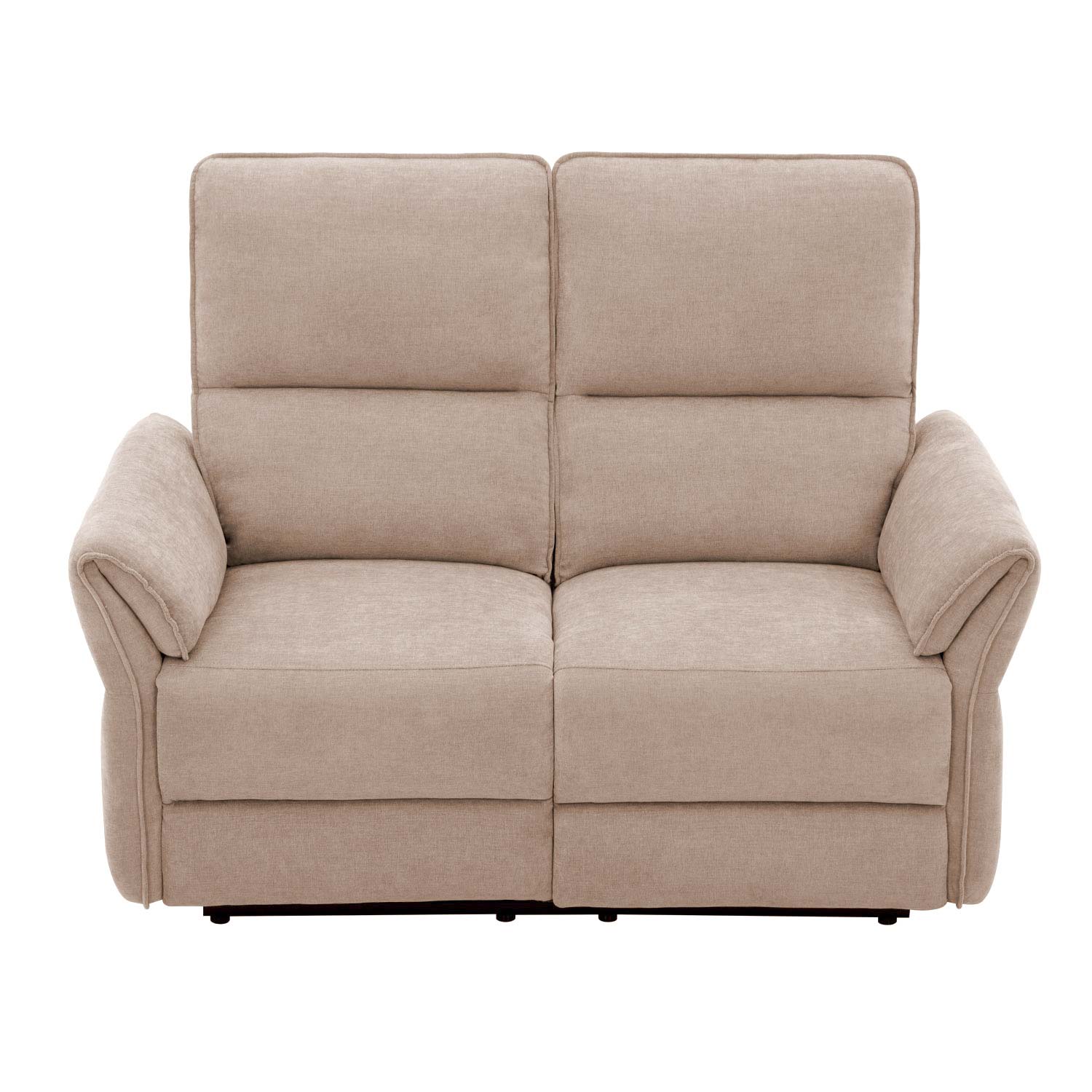 Sofa DAMIKA, 2 vietų elektrinė atlošiama, šviesiai ruda, 143 × 92 × 103 cm 2